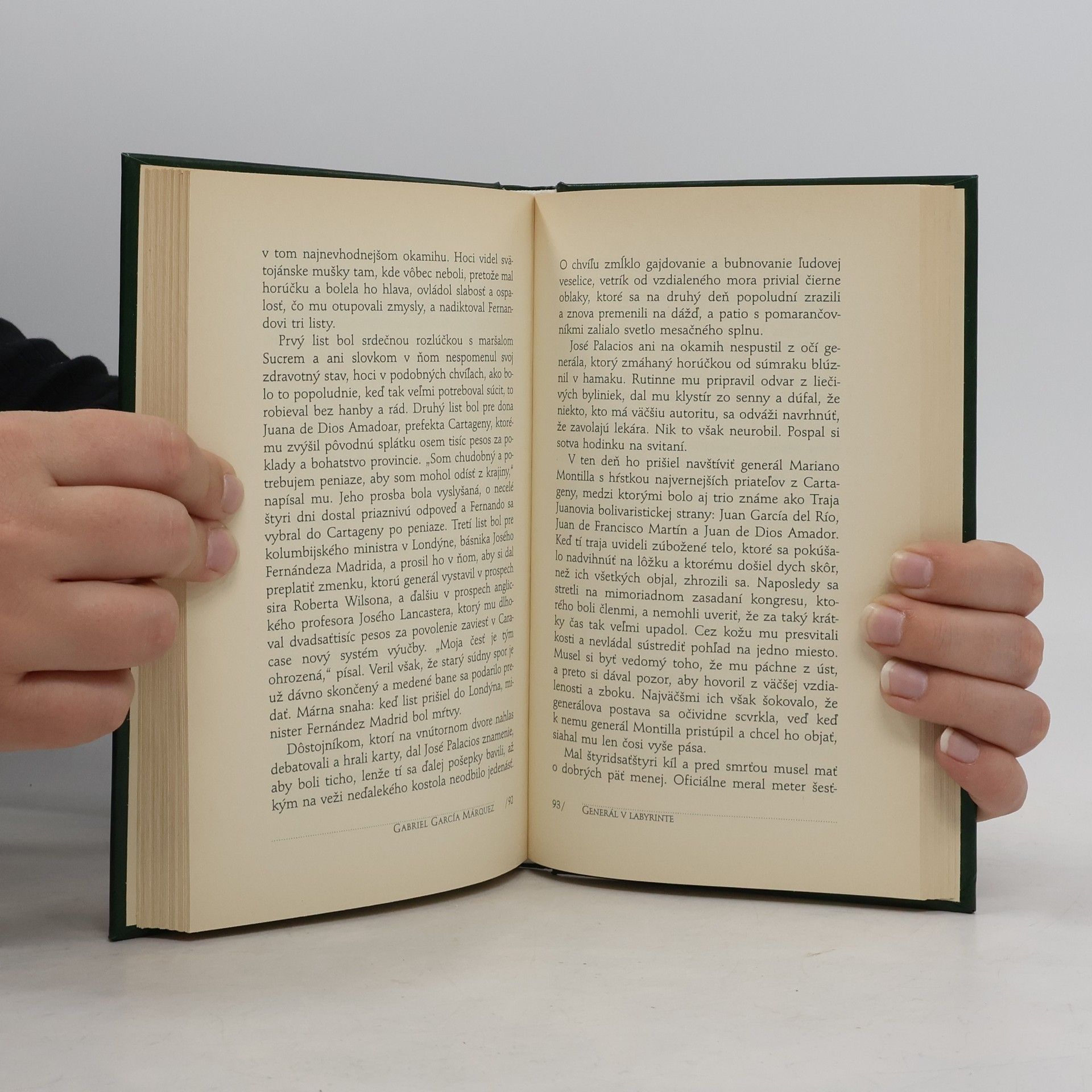 Gabriel García Márquez Generál v labyrinte