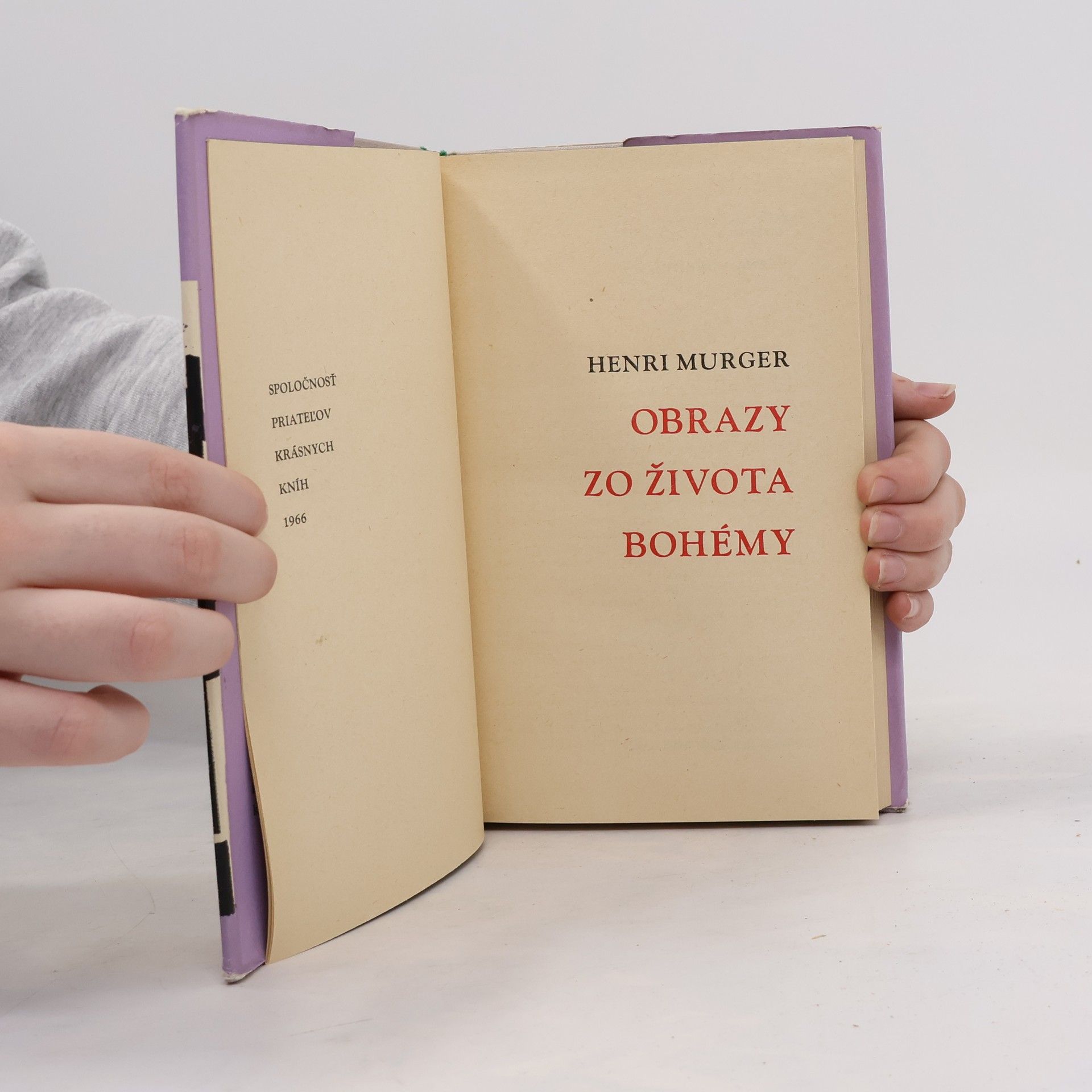 Murger Henry Obrazy zo života bohémy