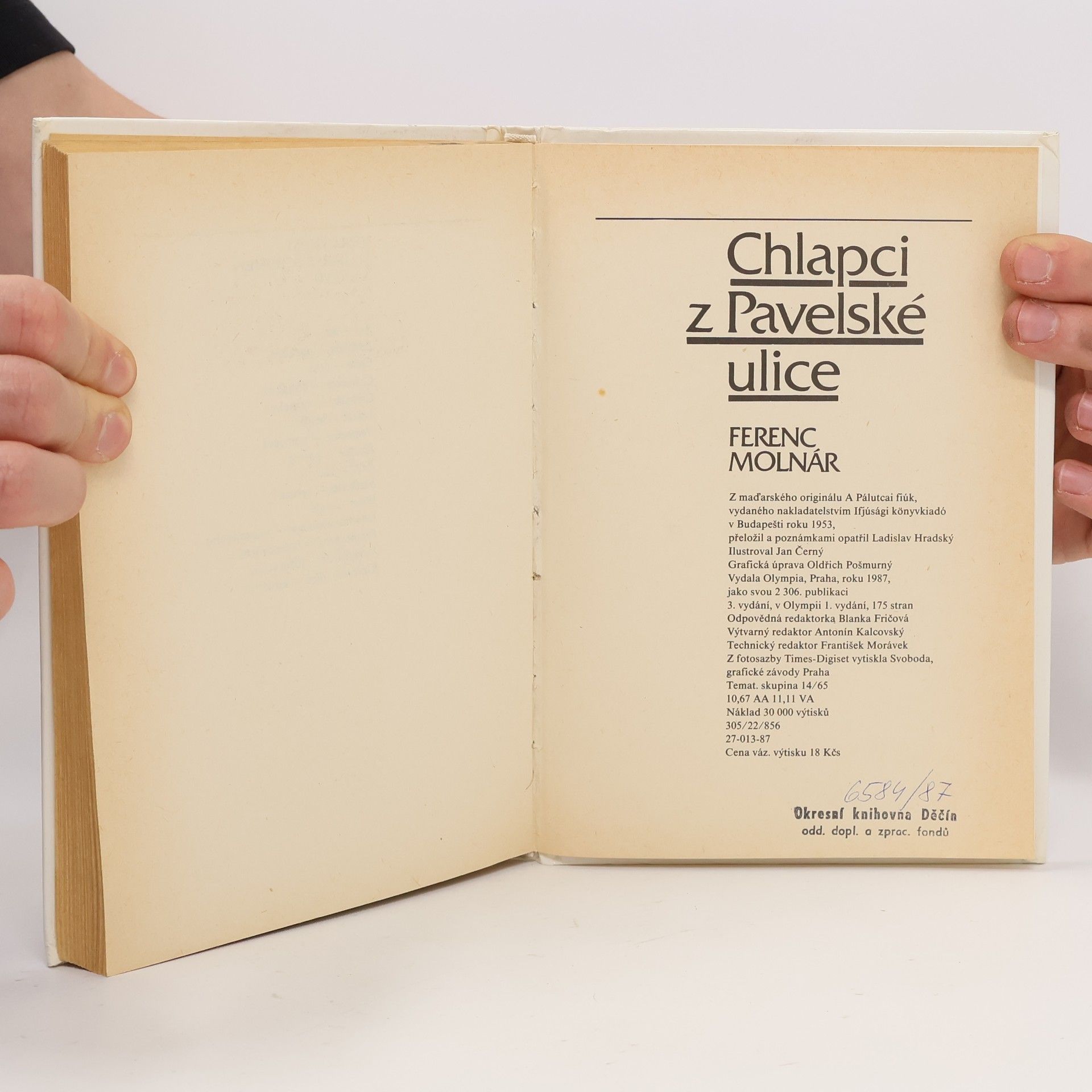 Ferenc Molnár Chlapci z Pavelské ulice