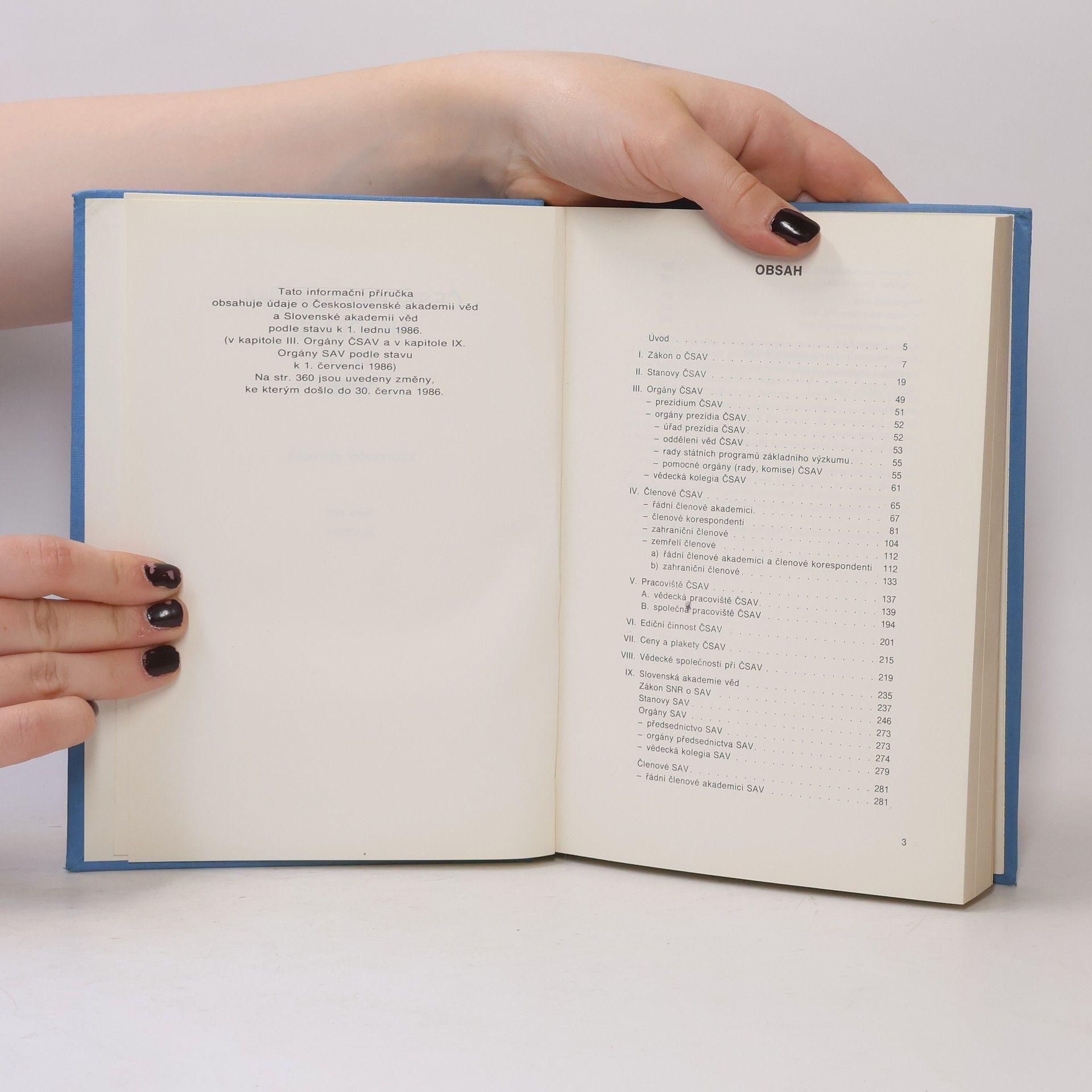 Kolektiv autorů Československá akademie věd 1986