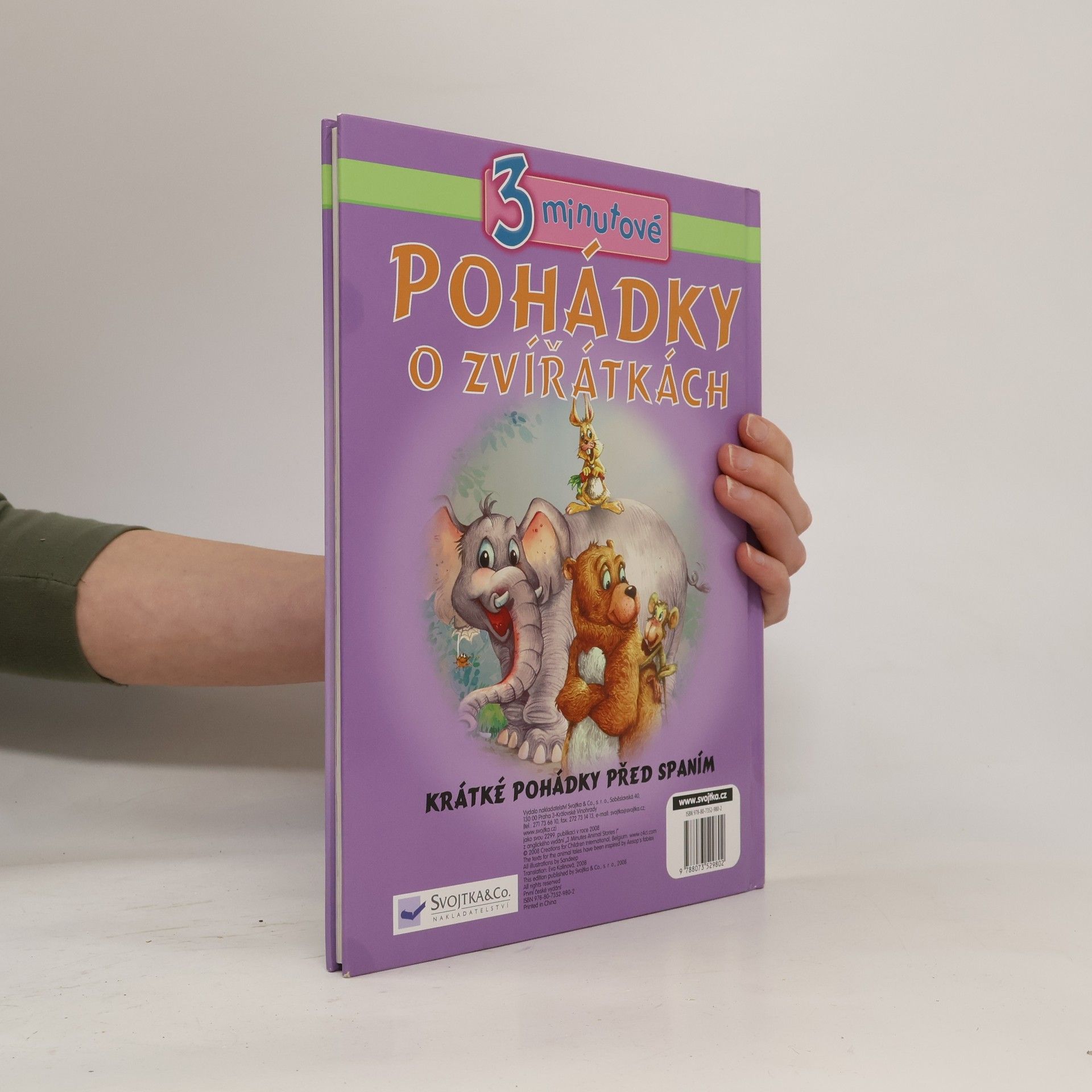 Autorenkollektiv 3minutové pohádky o zvířátkách : příběhy o zvířátkách