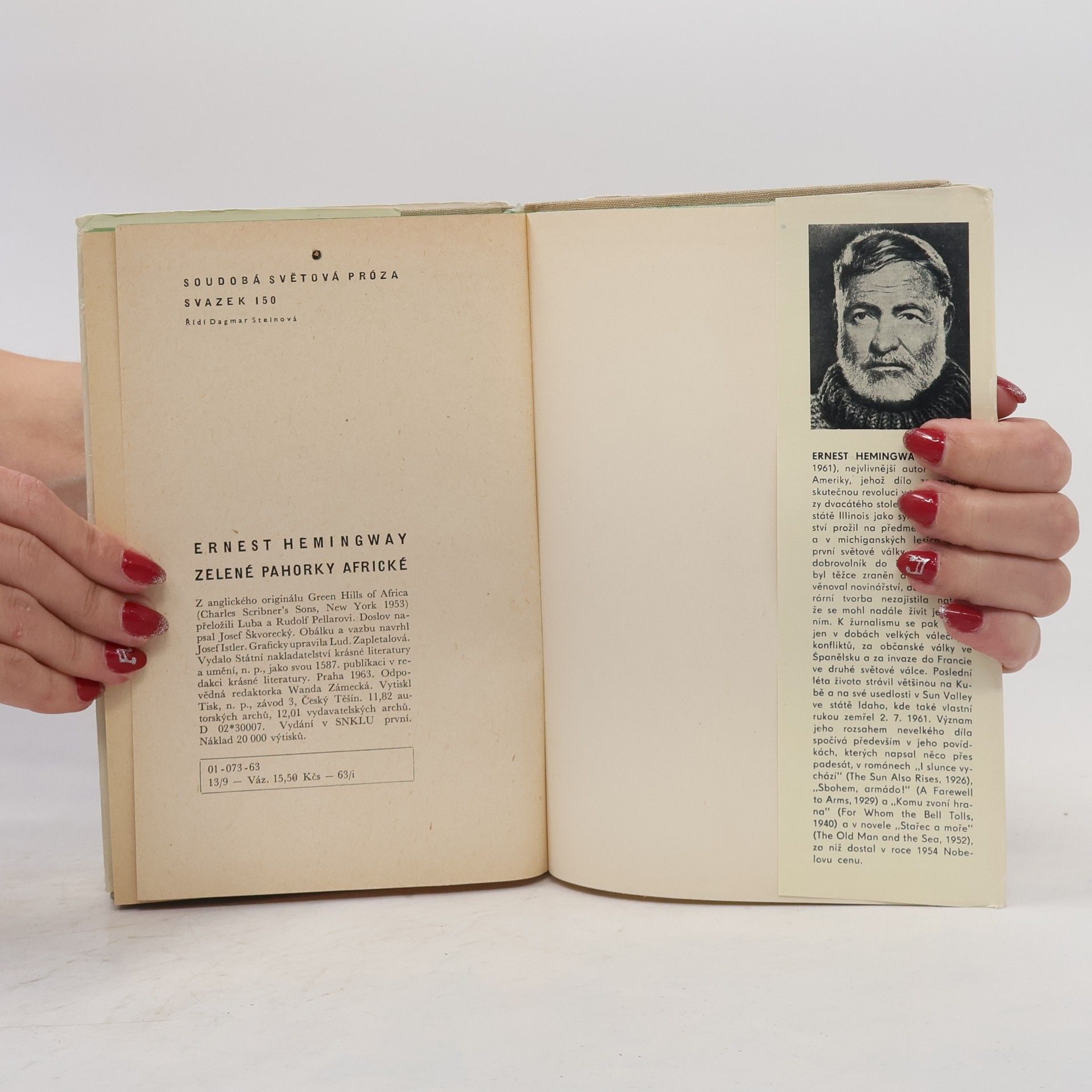 Ernest Hemingway Zelené pahorky africké