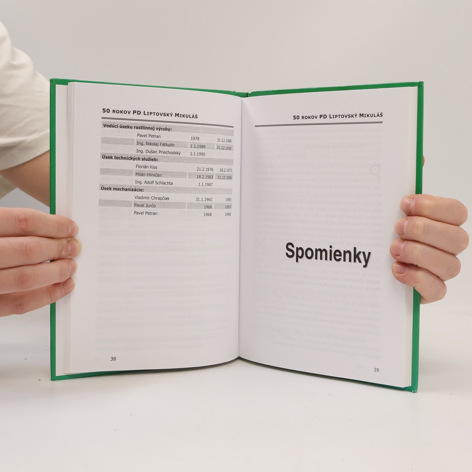 Autorenkollektiv Spomienky a perspektivy
