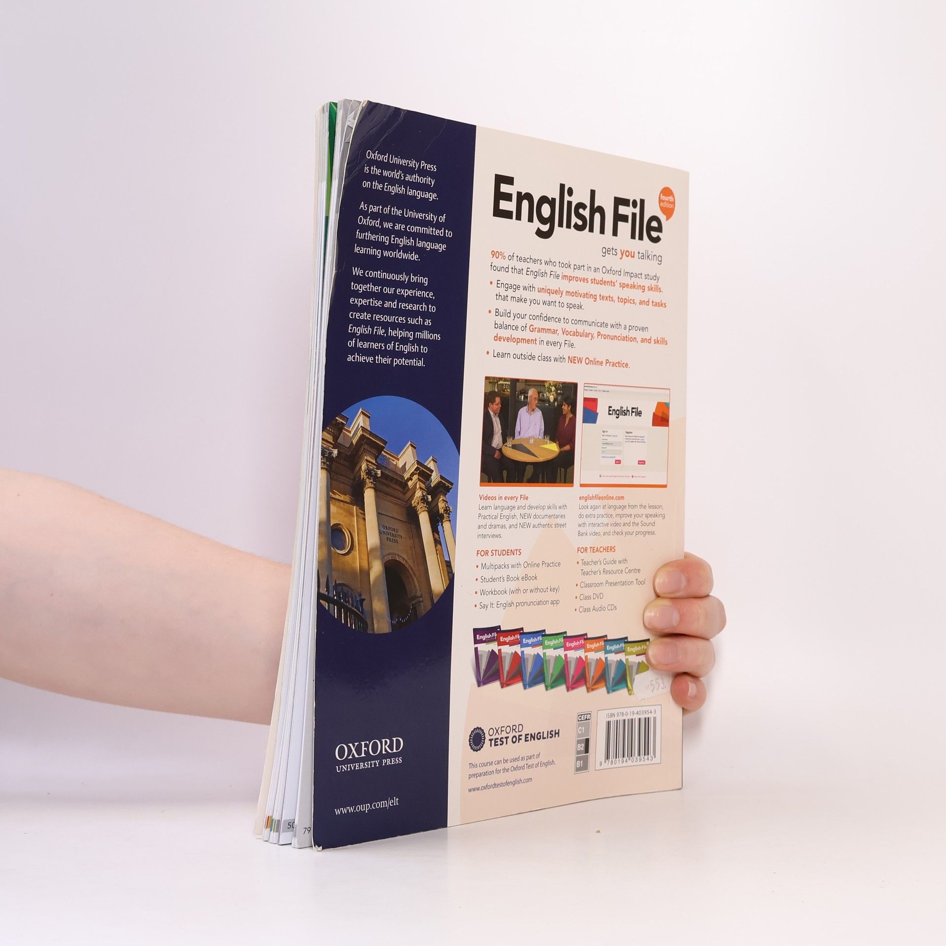 Clive Oxenden English File: Upper-Intermediate: Student's Book/Workbook Multi-Pack B