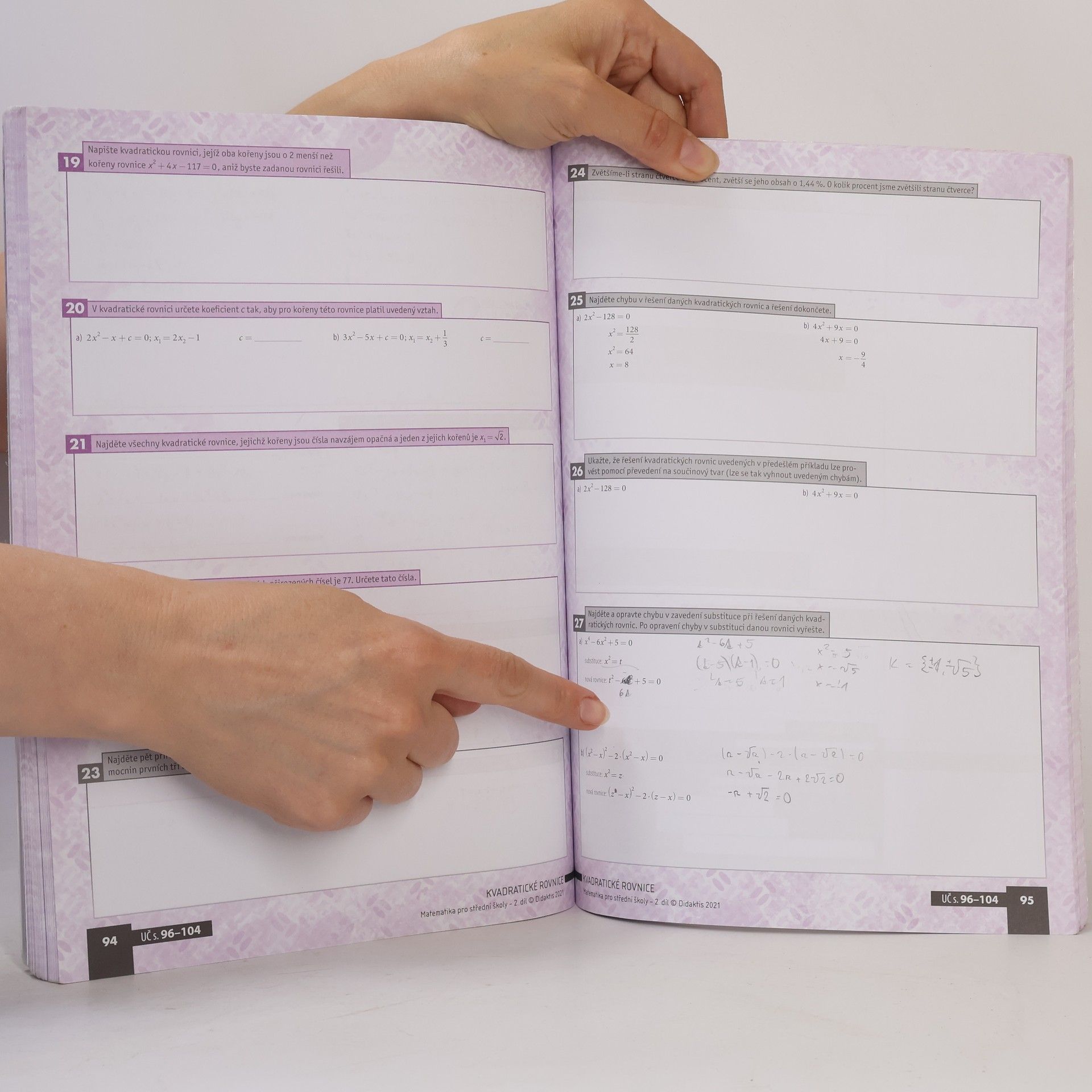 AA.VV. Matematika pro střední školy 2. díl : pracovní sešit