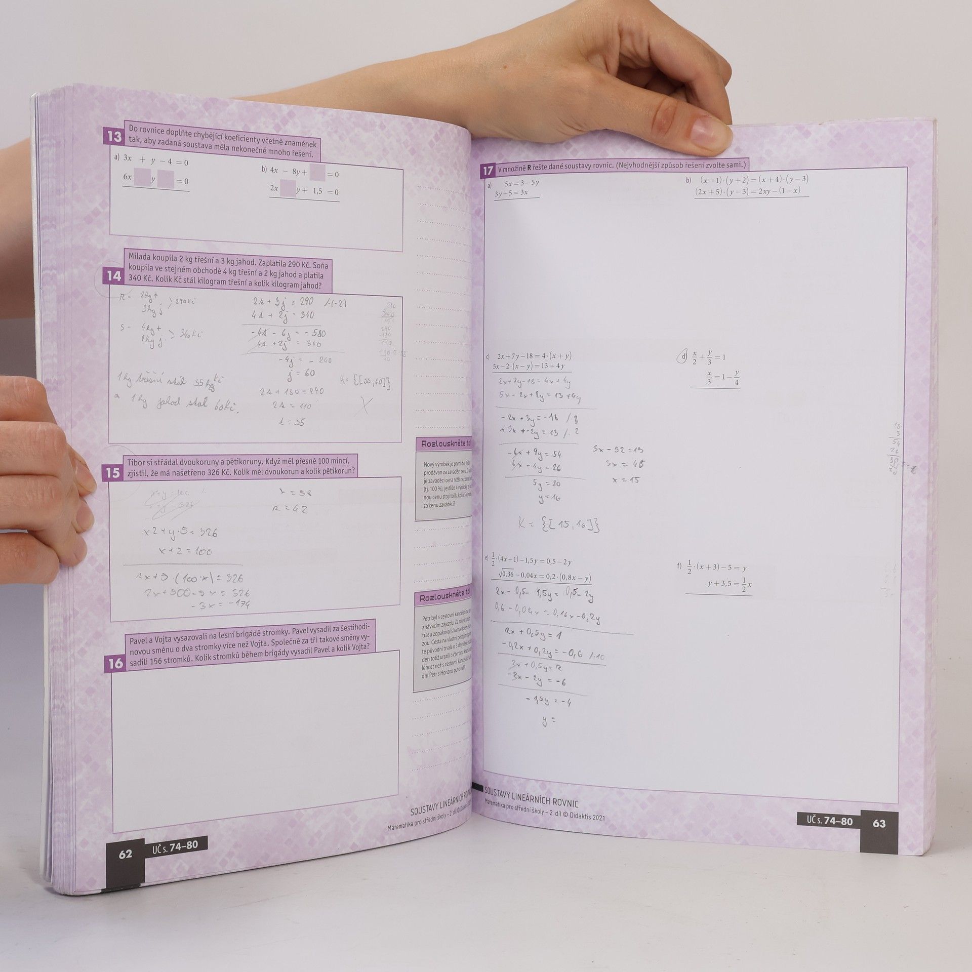 AA.VV. Matematika pro střední školy 2. díl : pracovní sešit