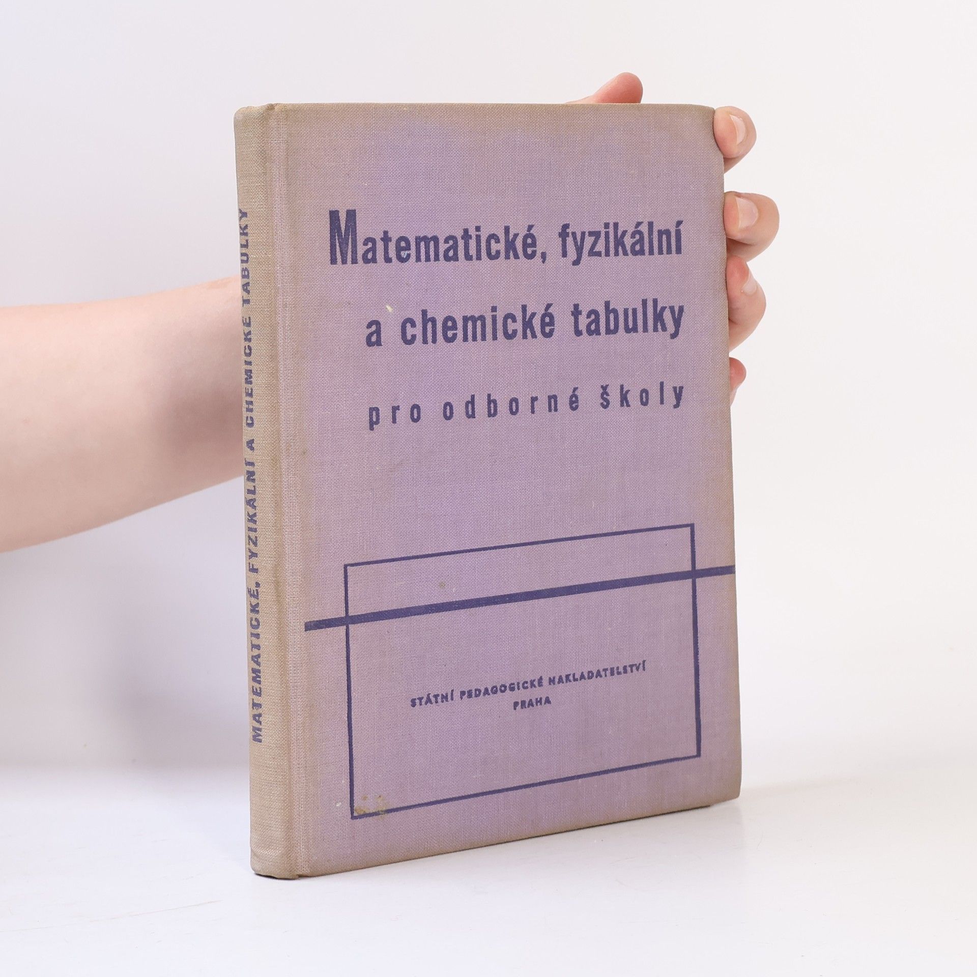 Josef Bartůněk Matematické, fyzikální a chemické tabulky pro odborné školy