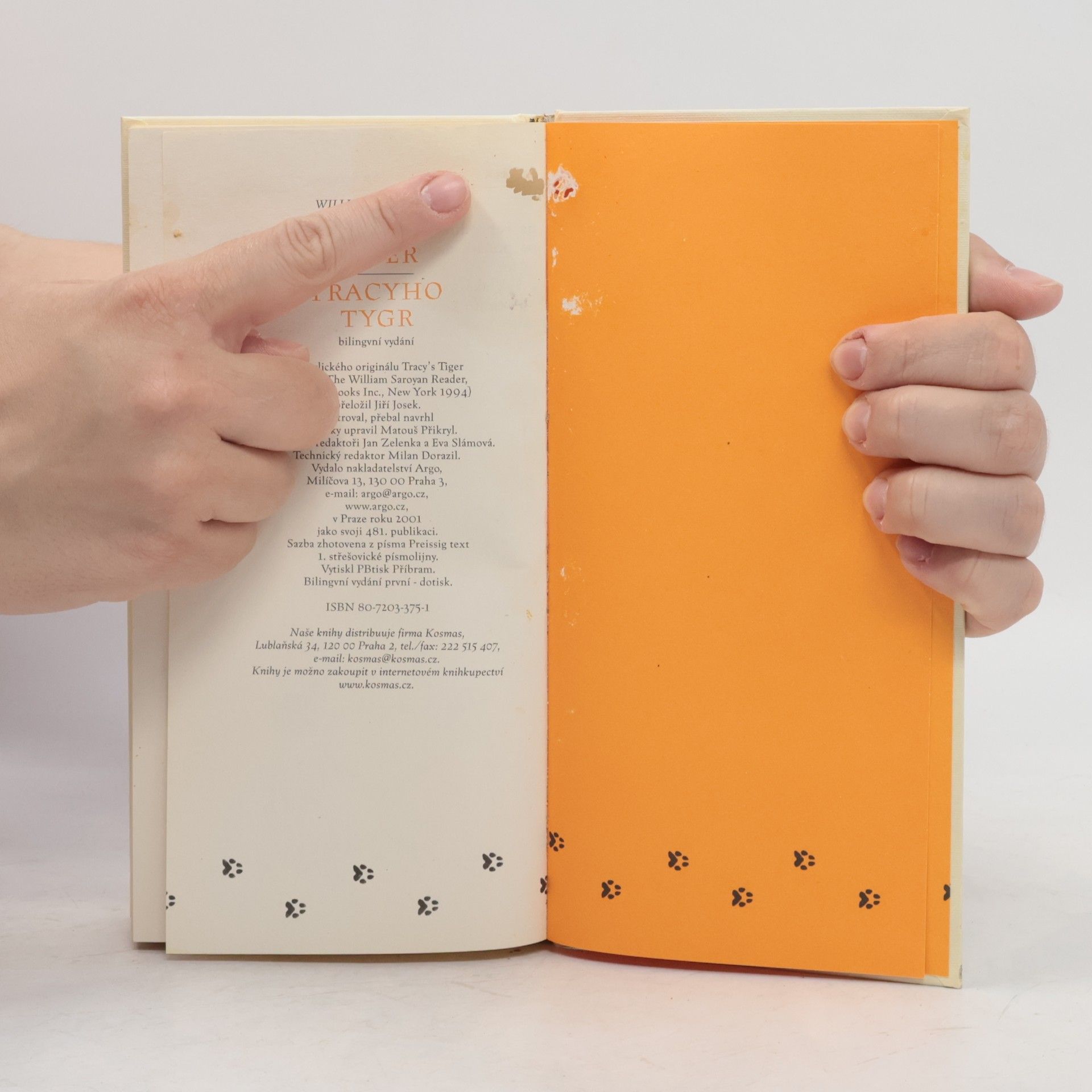 William peneyan Tracy's tiger = Tracyho tygr