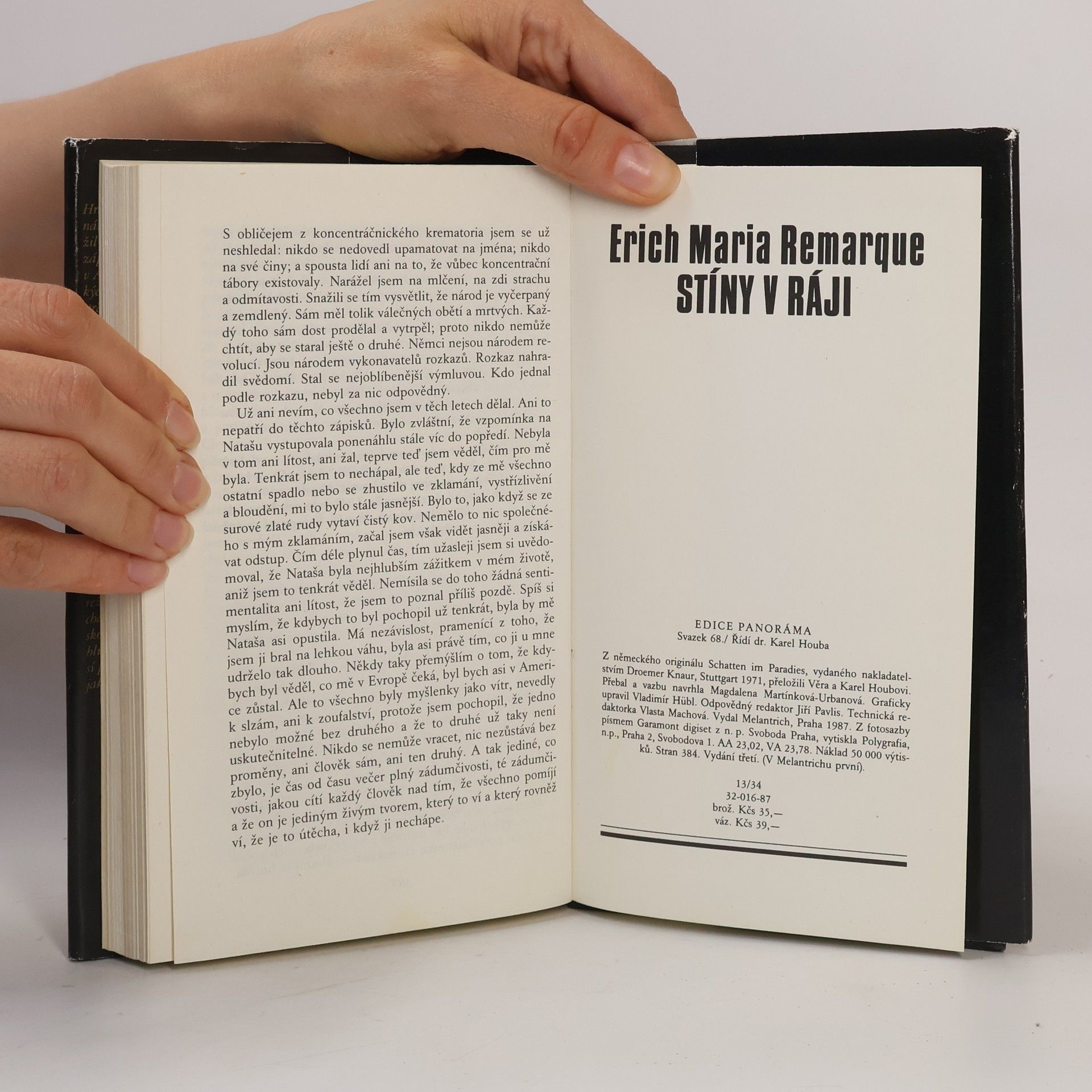 Erich Maria Remarque Stíny v ráji
