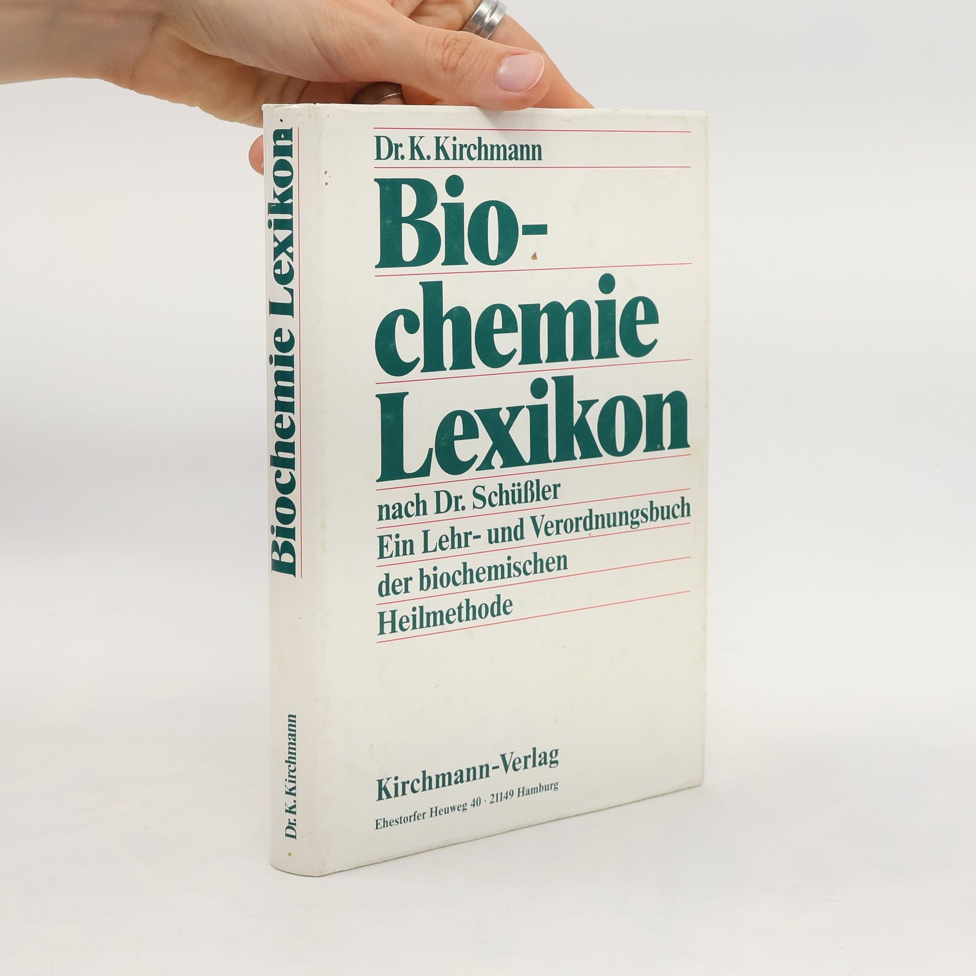 Karl Kirchmann Biochemie Lexikon