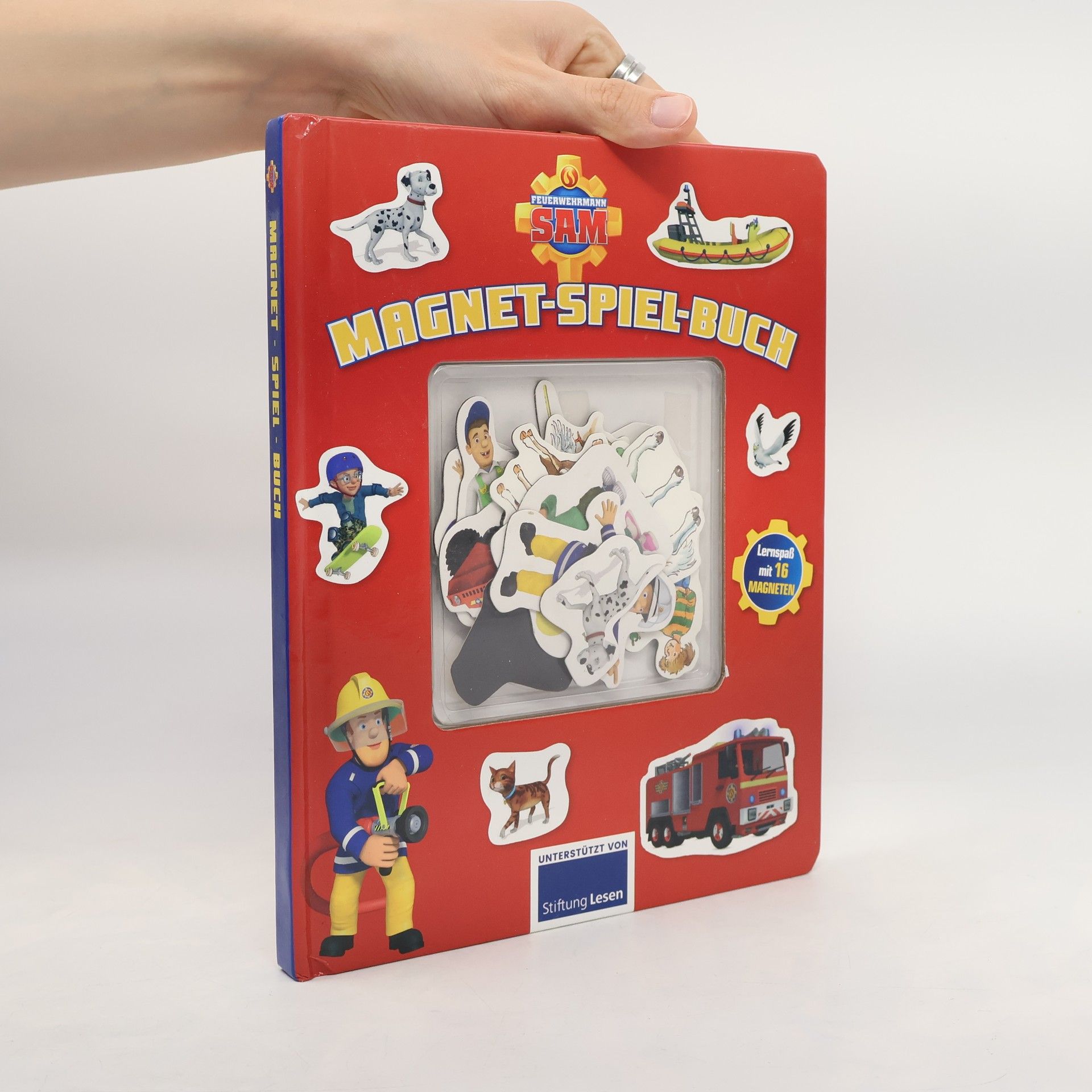 Schwager und Steinlein Feuerwehrmann Sam. Magnet-Spiel-Buch