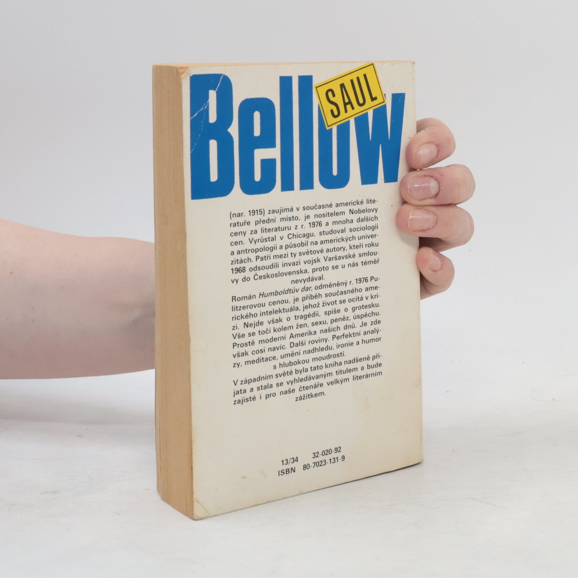 Saul Bellow Humboldtův dar