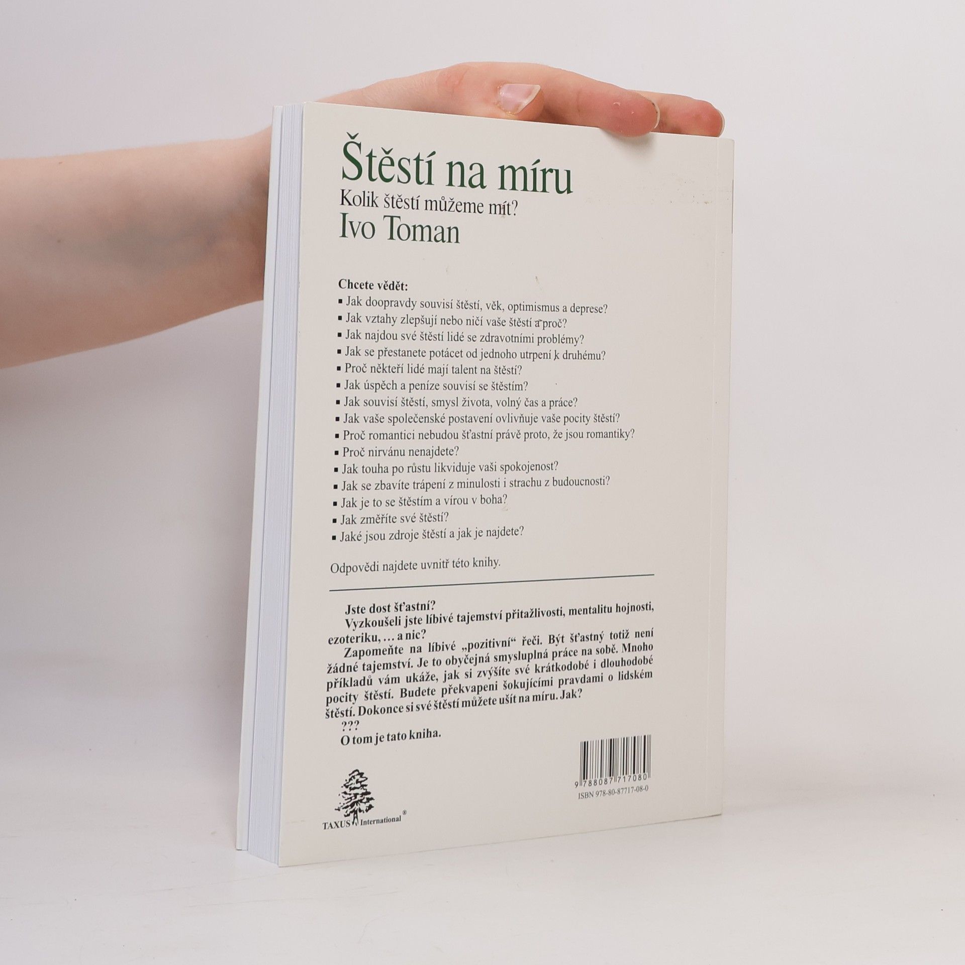 Ivo Toman Štěstí na míru. Kolik štěstí můžeme mít?