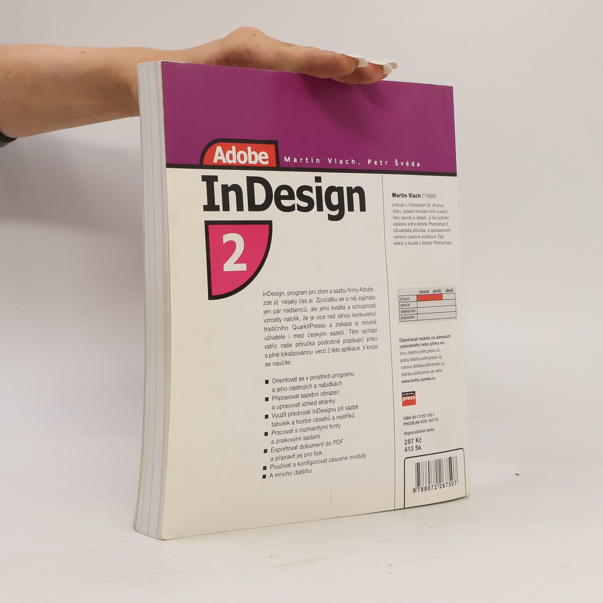 Martin Vlach Adobe InDesign 2 : uživatelská příručka
