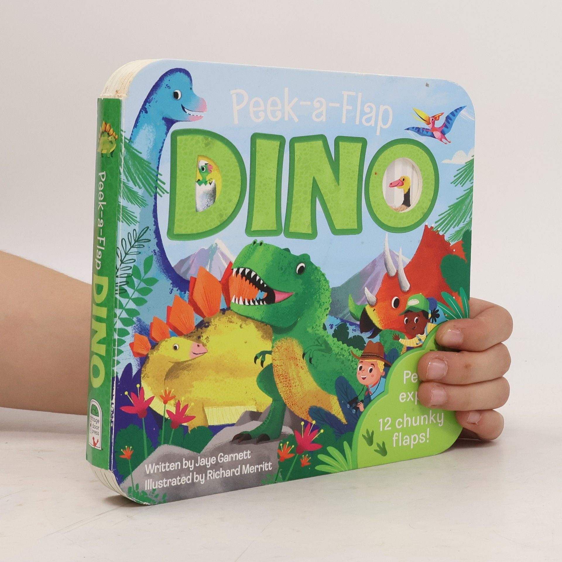 Jaye Garnett Dinosaur Peek a Flap Children's Board Book