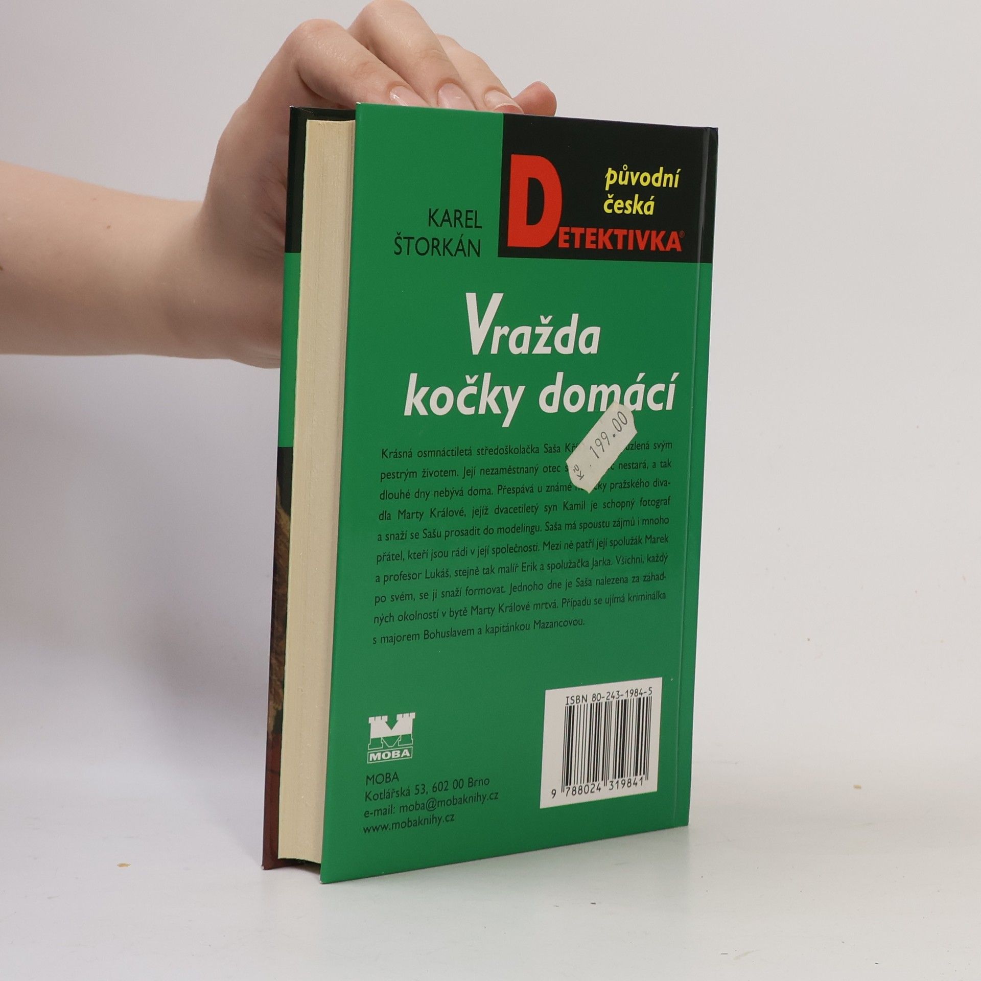 Karel Štorkán Vražda kočky domácí