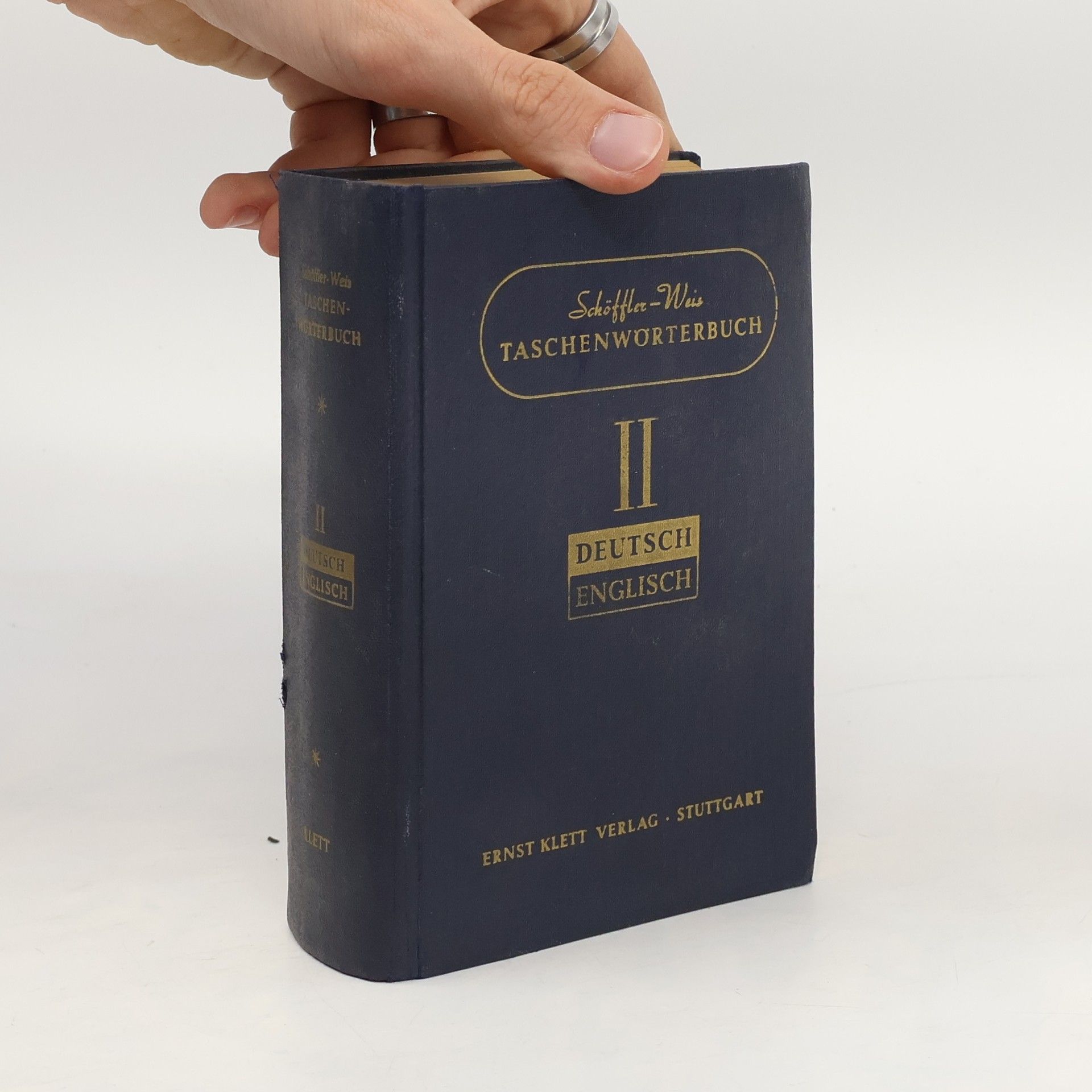 Erich Weis Schöffler-Weis Taschenwörterbuch der englischen und deutschen Sprache II.