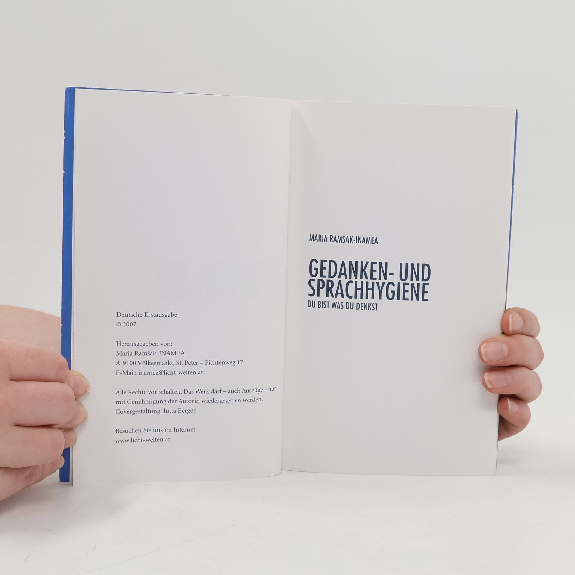 Maria Ramšak-Inamea Gedanken- und Sprachhygiene