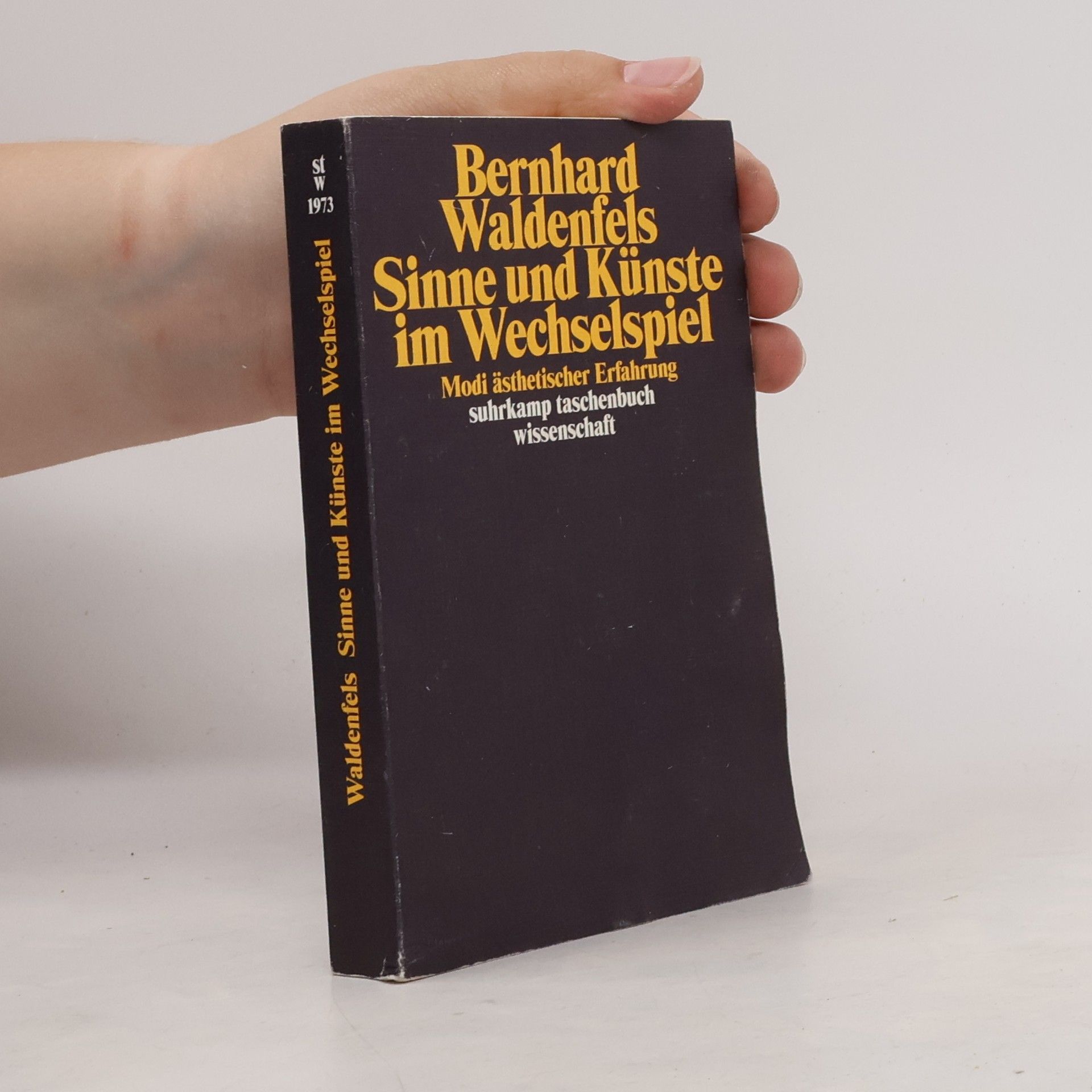 Bernhard Waldenfels Suhrkamp Taschenbuch Wissenschaft: Sinne und Künste im Wechselspiel