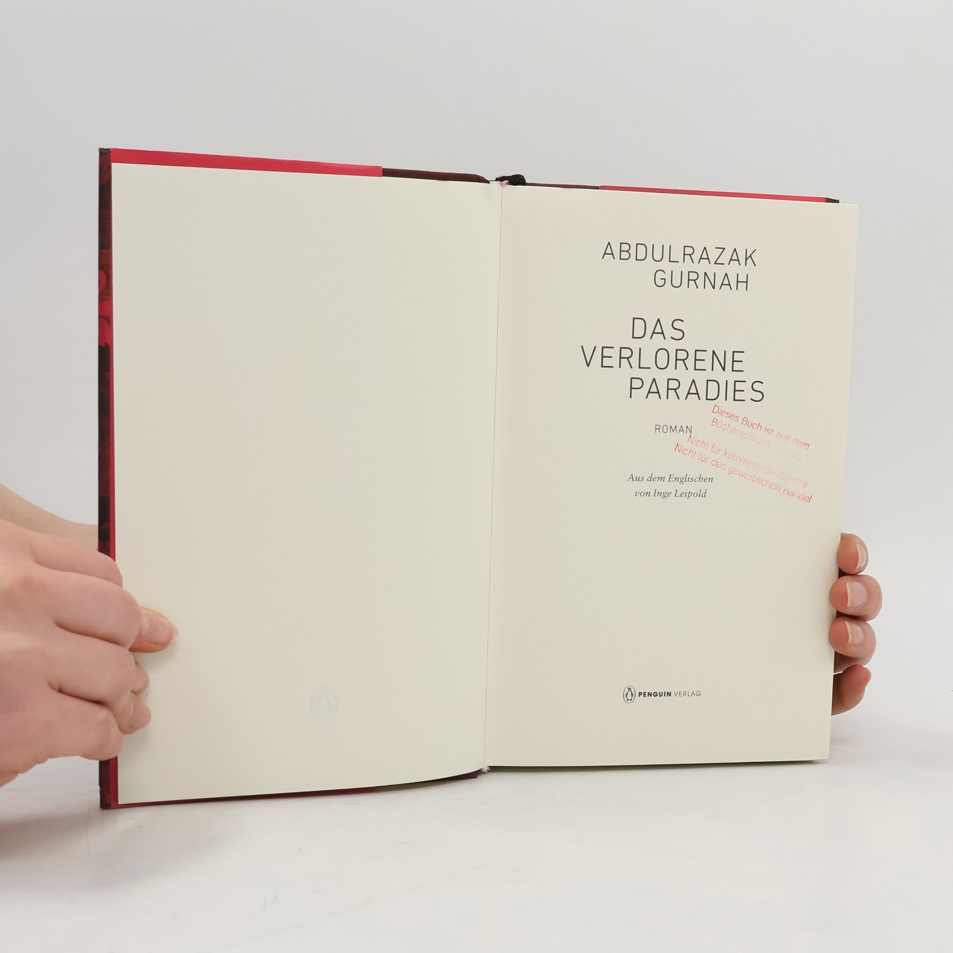 Abdulrazak Gurnah Das verlorene Paradies