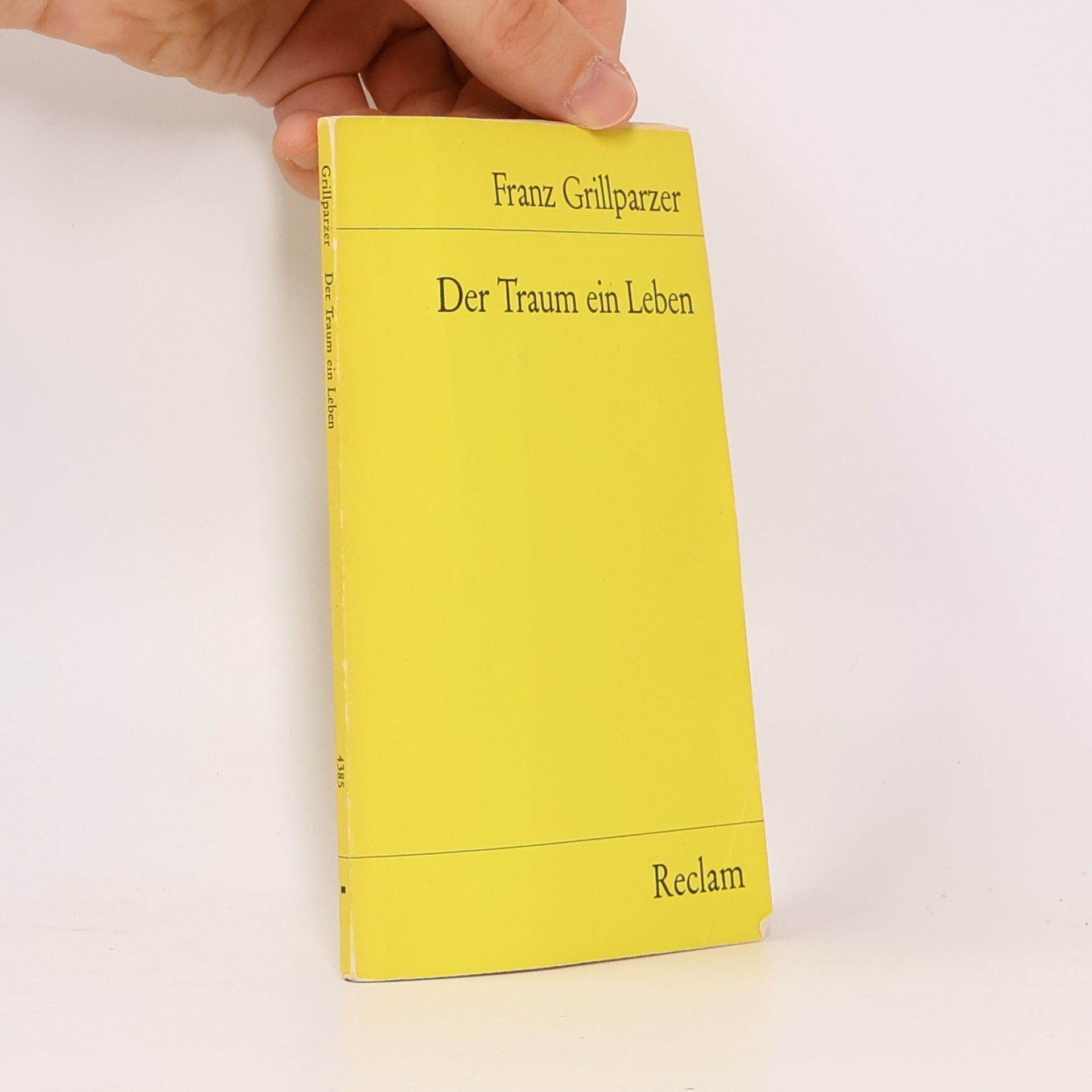 Franz Grillparzer Der Traum ein Leben