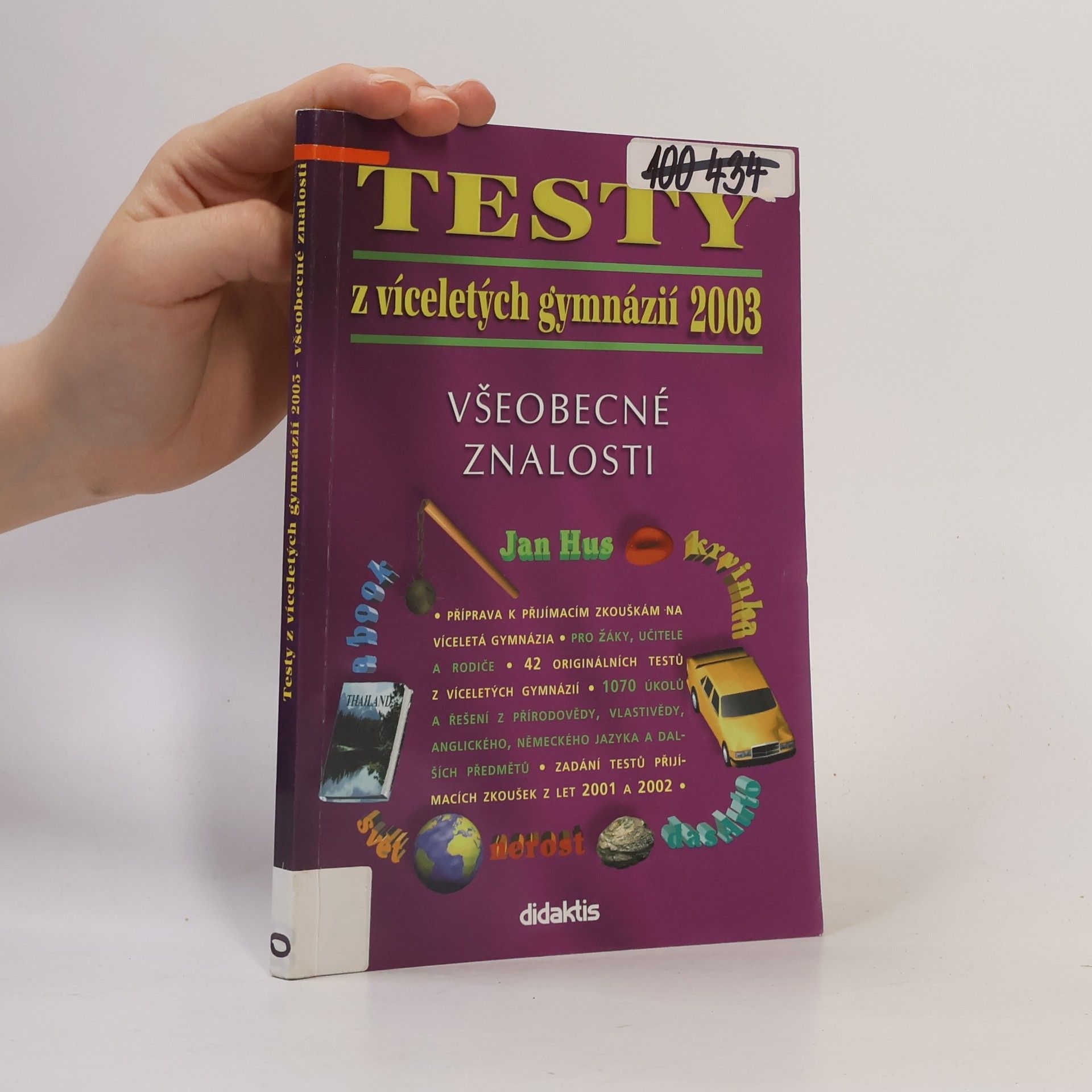 Marika Benešová Testy z víceletých gymnázií 2003