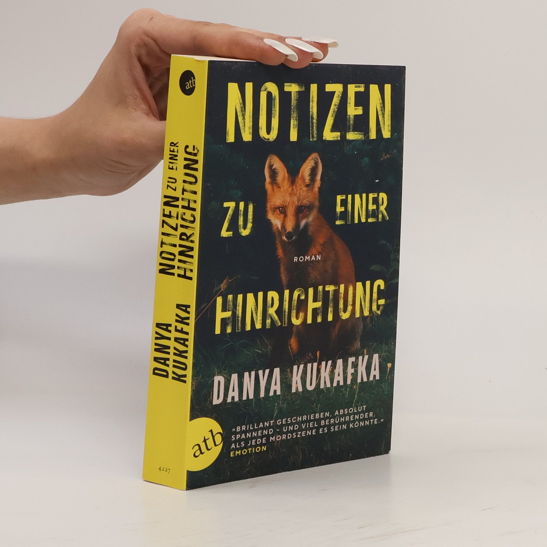 Danya Kukafka Notizen zu einer Hinrichtung