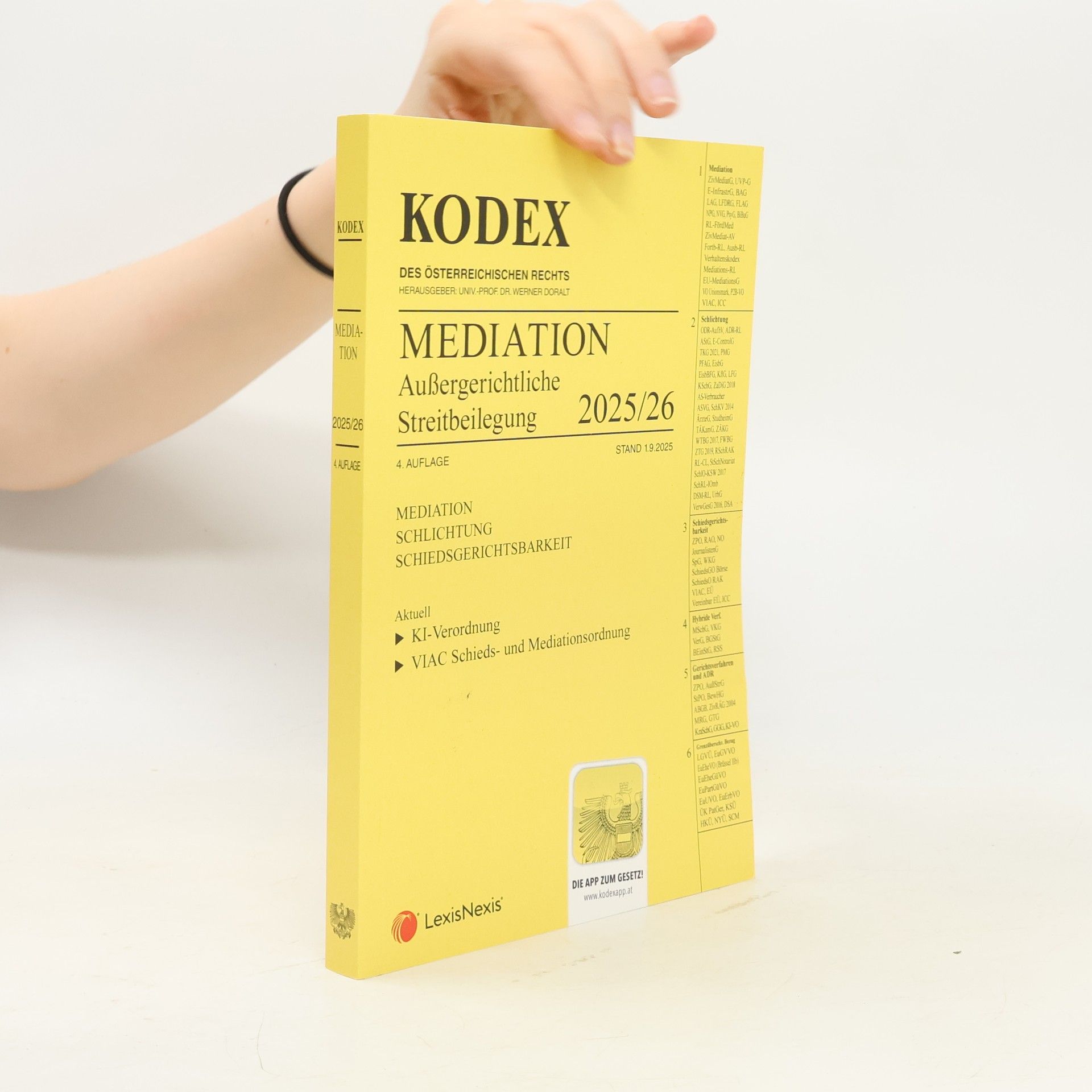 Werner Doralt Kodex des Österreichischen Rechts - 2025/26: Mediation Außergerichtliche Streitbeilegung