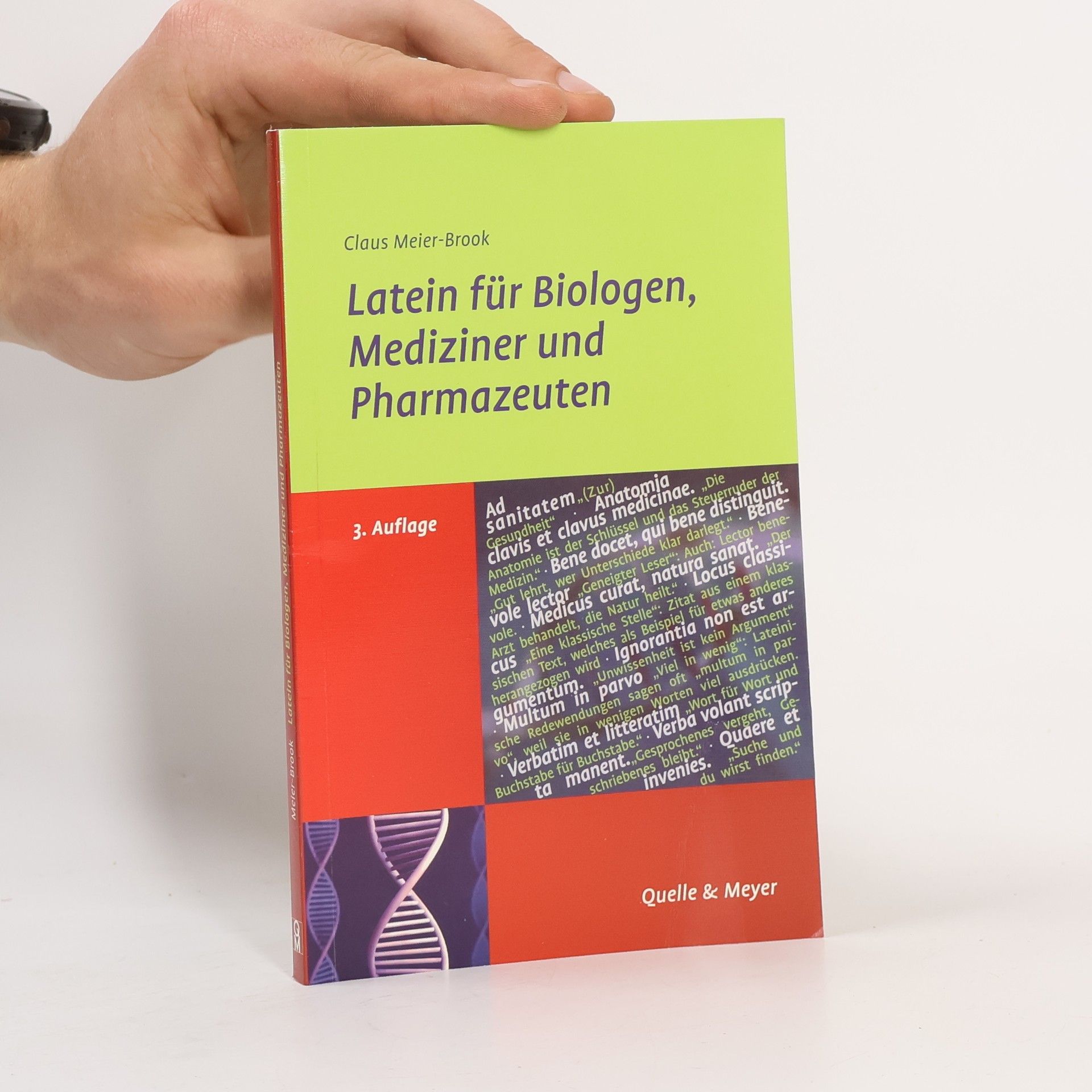 Claus Meier Brook Latein für Biologen, Mediziner und Pharmazeuten - 3. Auflage