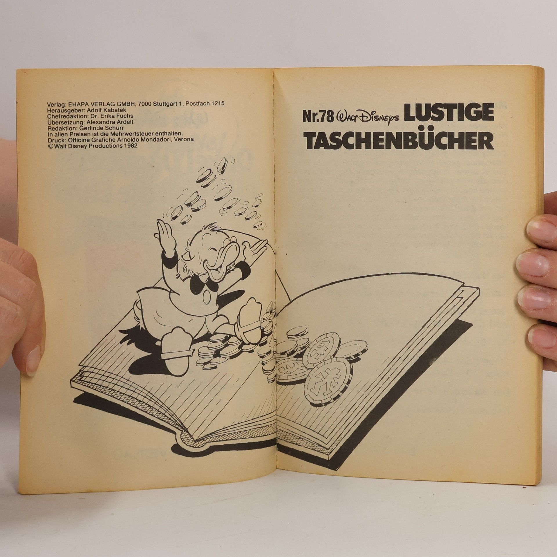 Various authors Lustige Taschenbücher. Onkel Dagobert gibt sich die Ehre Nr. 78