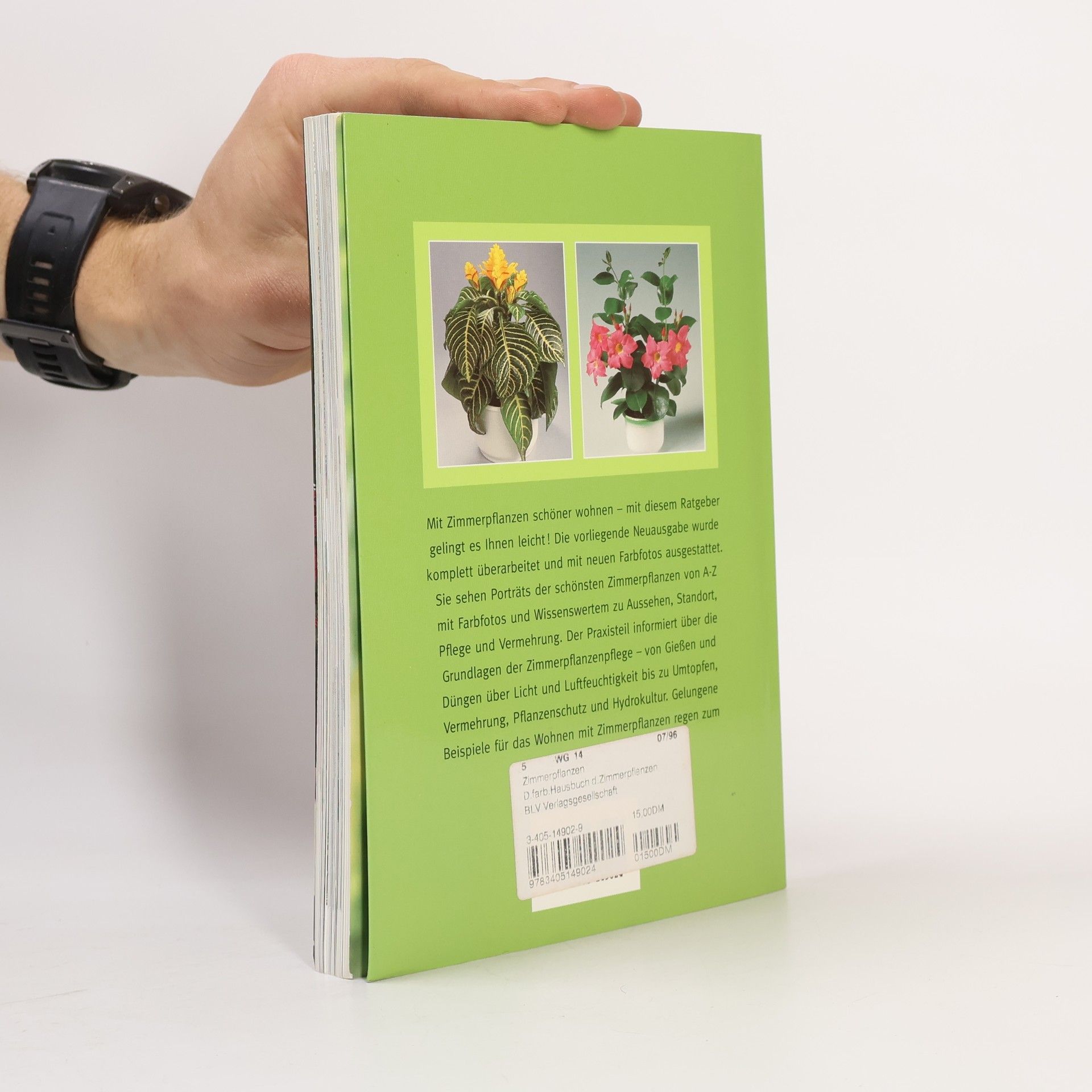 Karlheinz Jacobi Das farbige Hausbuch der Zimmerpflanzen