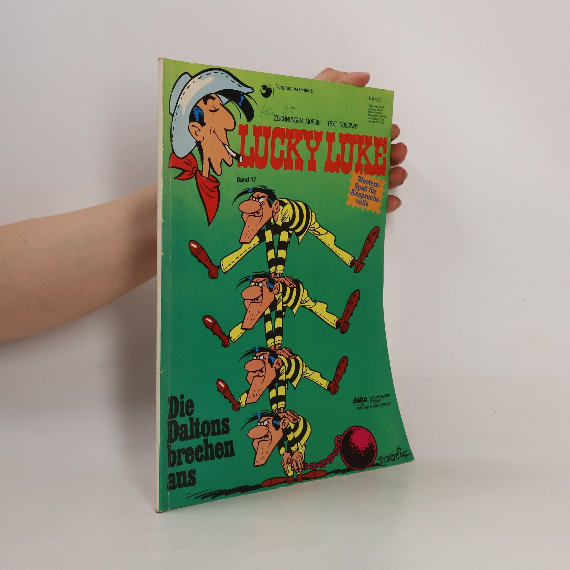 René Goscinny Lucky Luke. Band 17. Die Daltons brechen aus