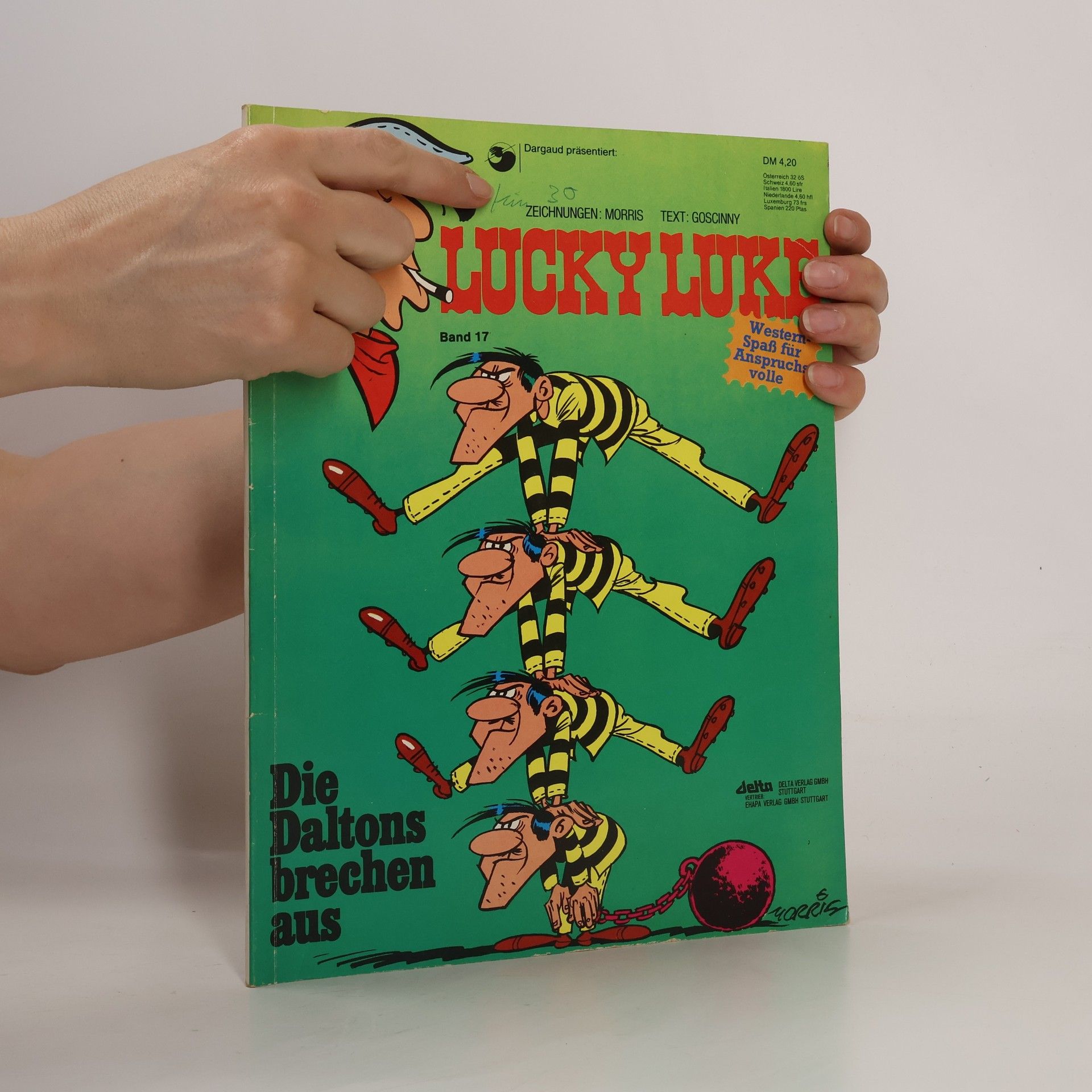 René Goscinny Lucky Luke. Band 17. Die Daltons brechen aus
