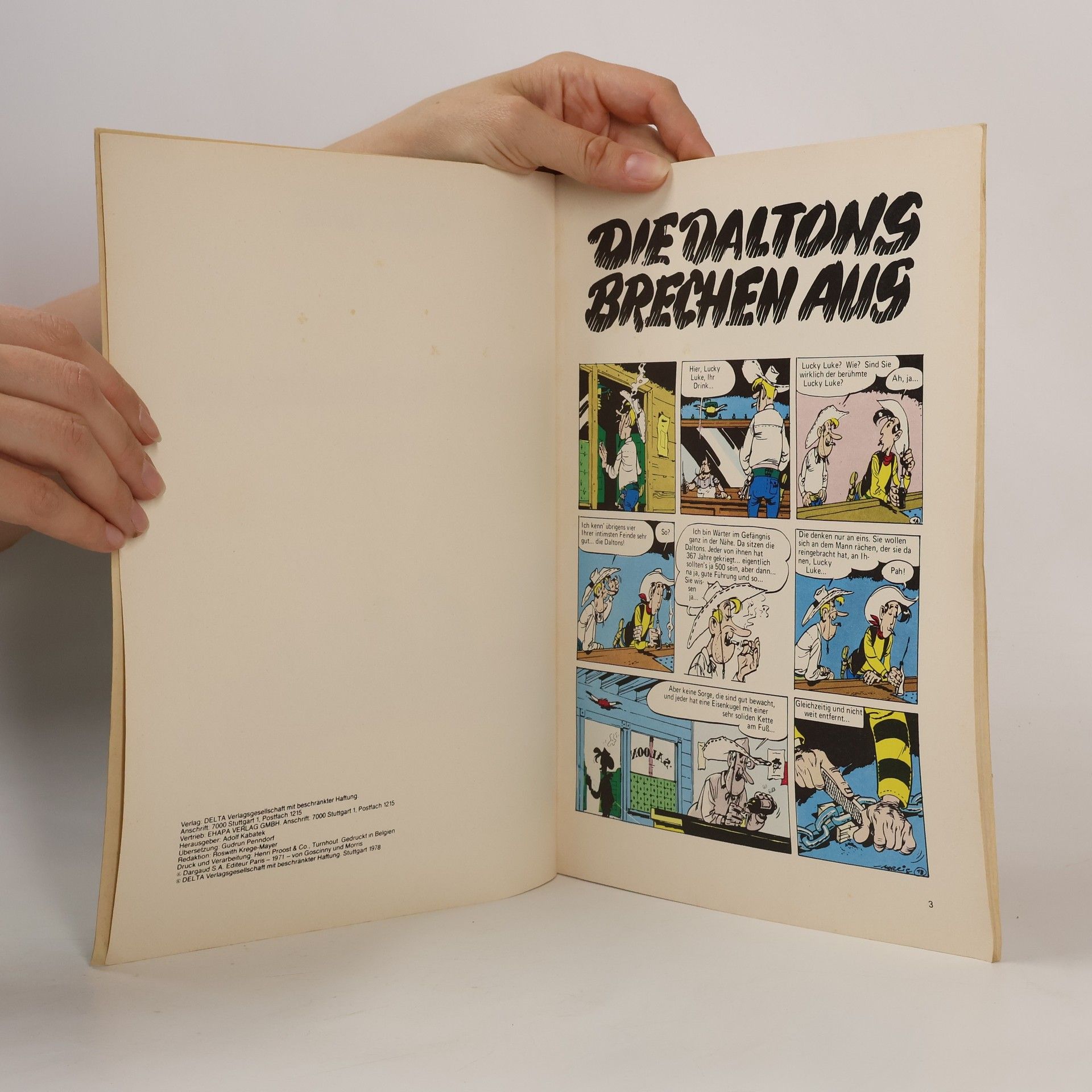 René Goscinny Lucky Luke. Band 17. Die Daltons brechen aus