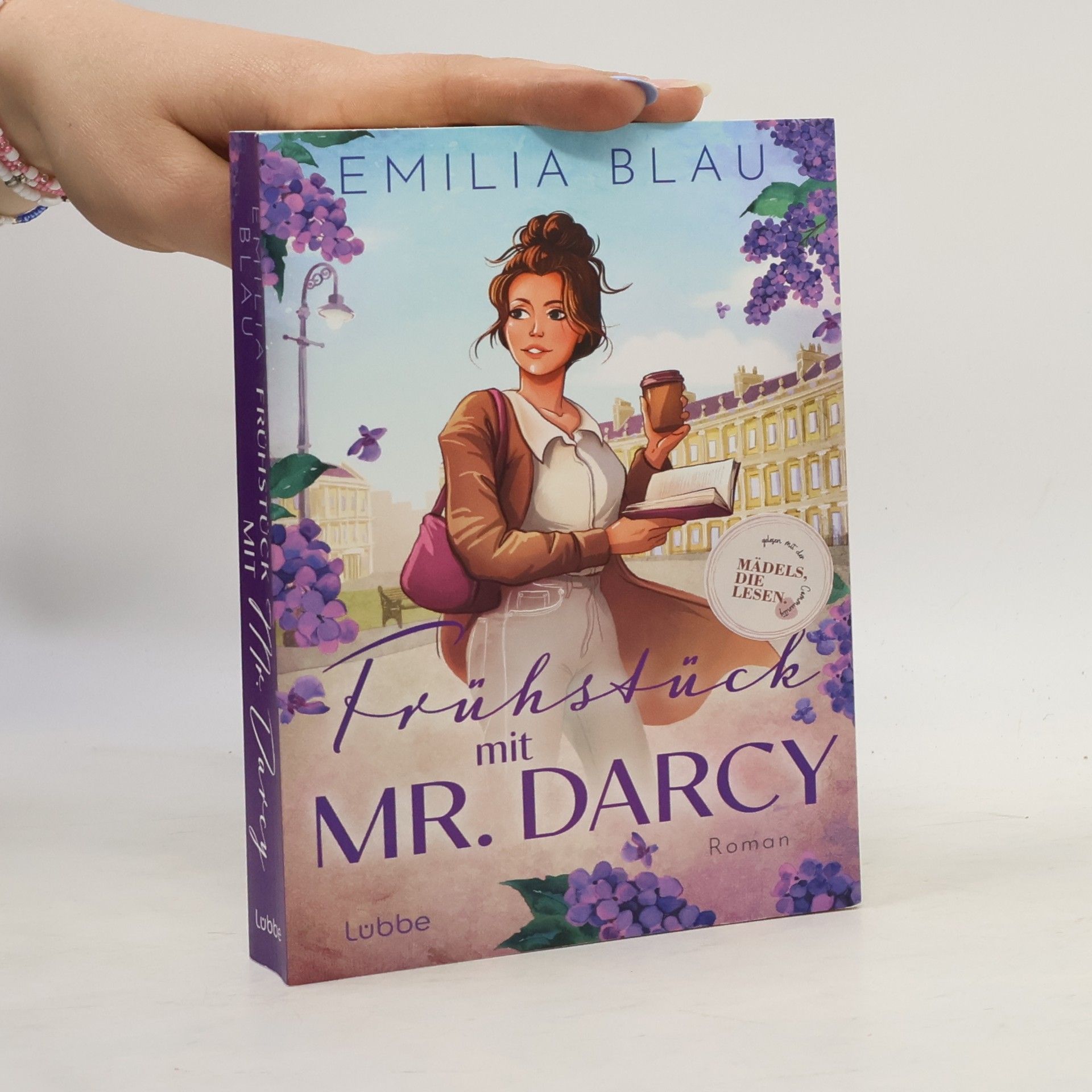 Emilia Blau Frühstück mit Mr. Darcy