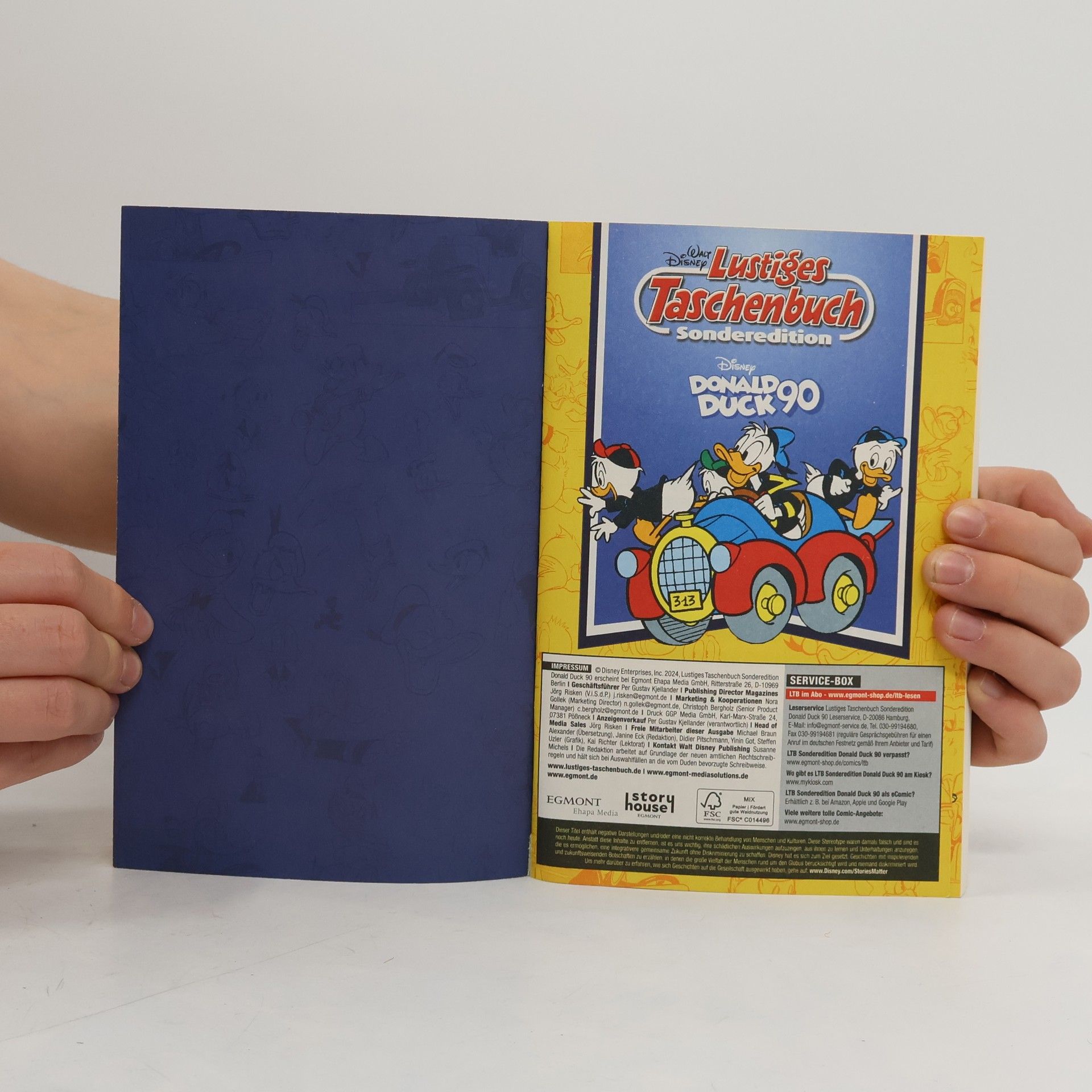 Walt Disney Lustiges Taschenbuch Sonderedition 1. 90 Jahre Donald