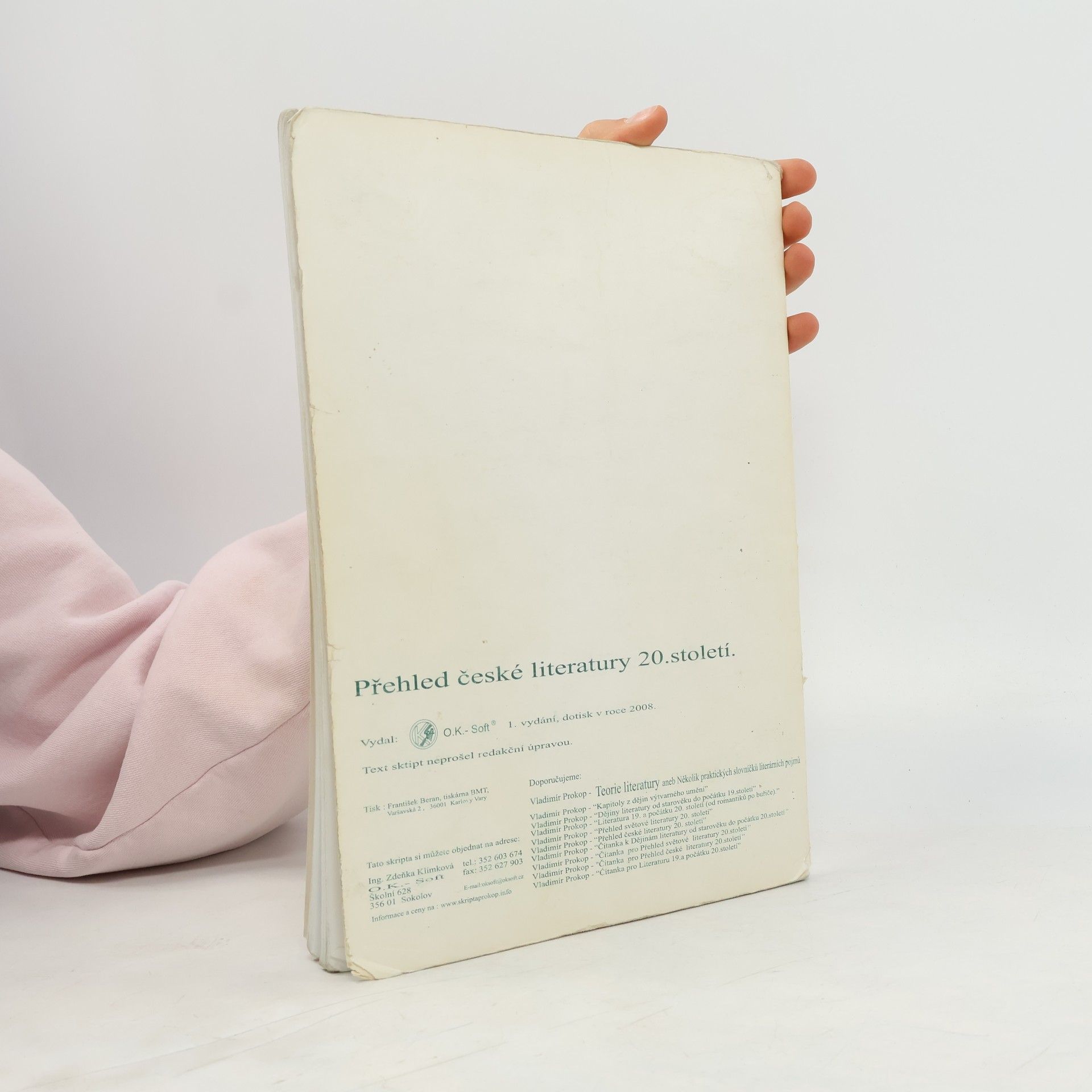 Vladimír Prokop Přehled světové literatury 20. století
