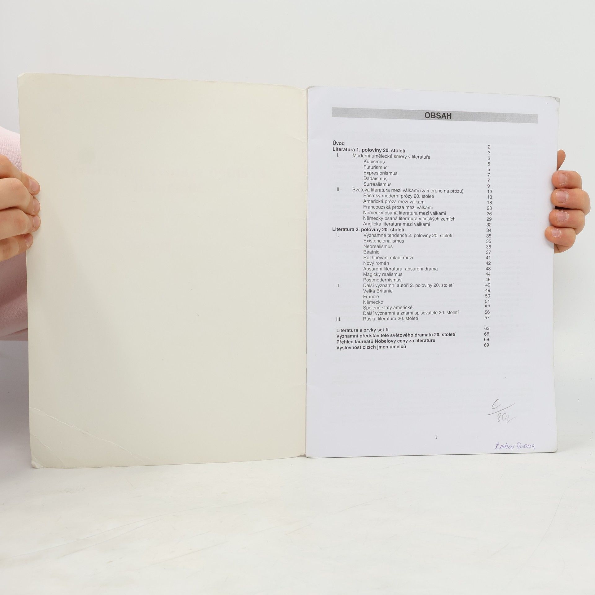 Vladimír Prokop Přehled světové literatury 20. století