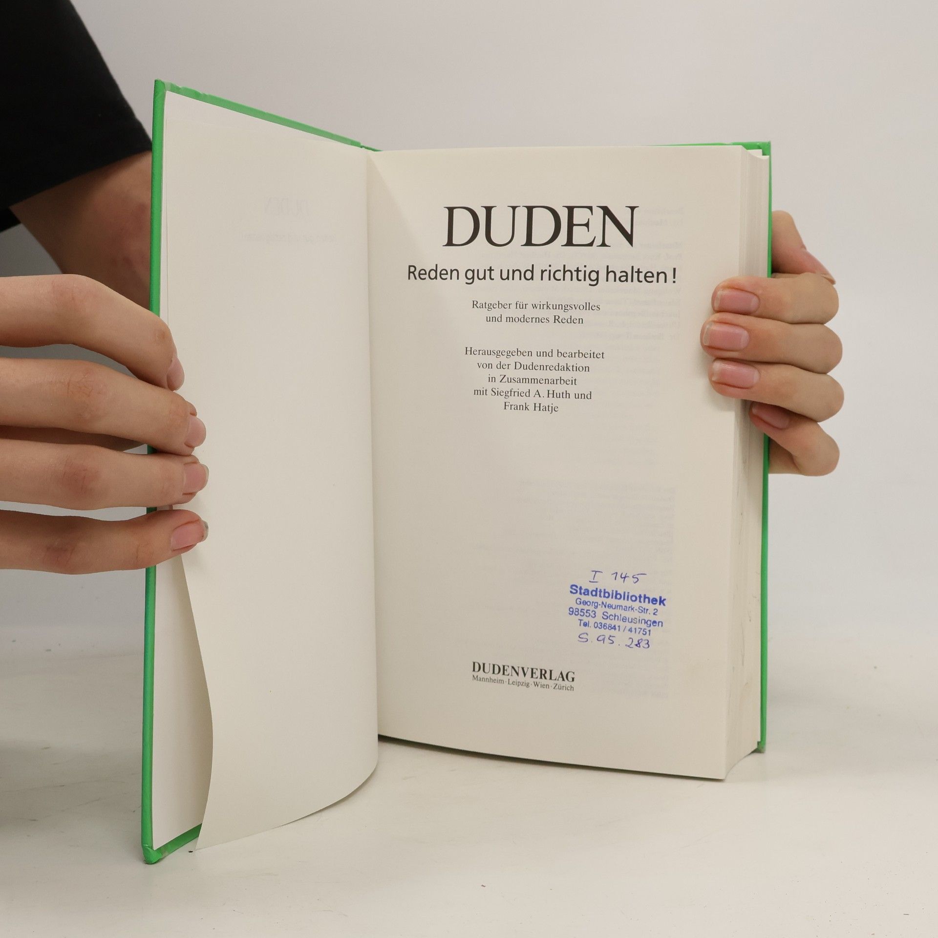 Matthias Wermke Duden, Reden gut und richtig halten!