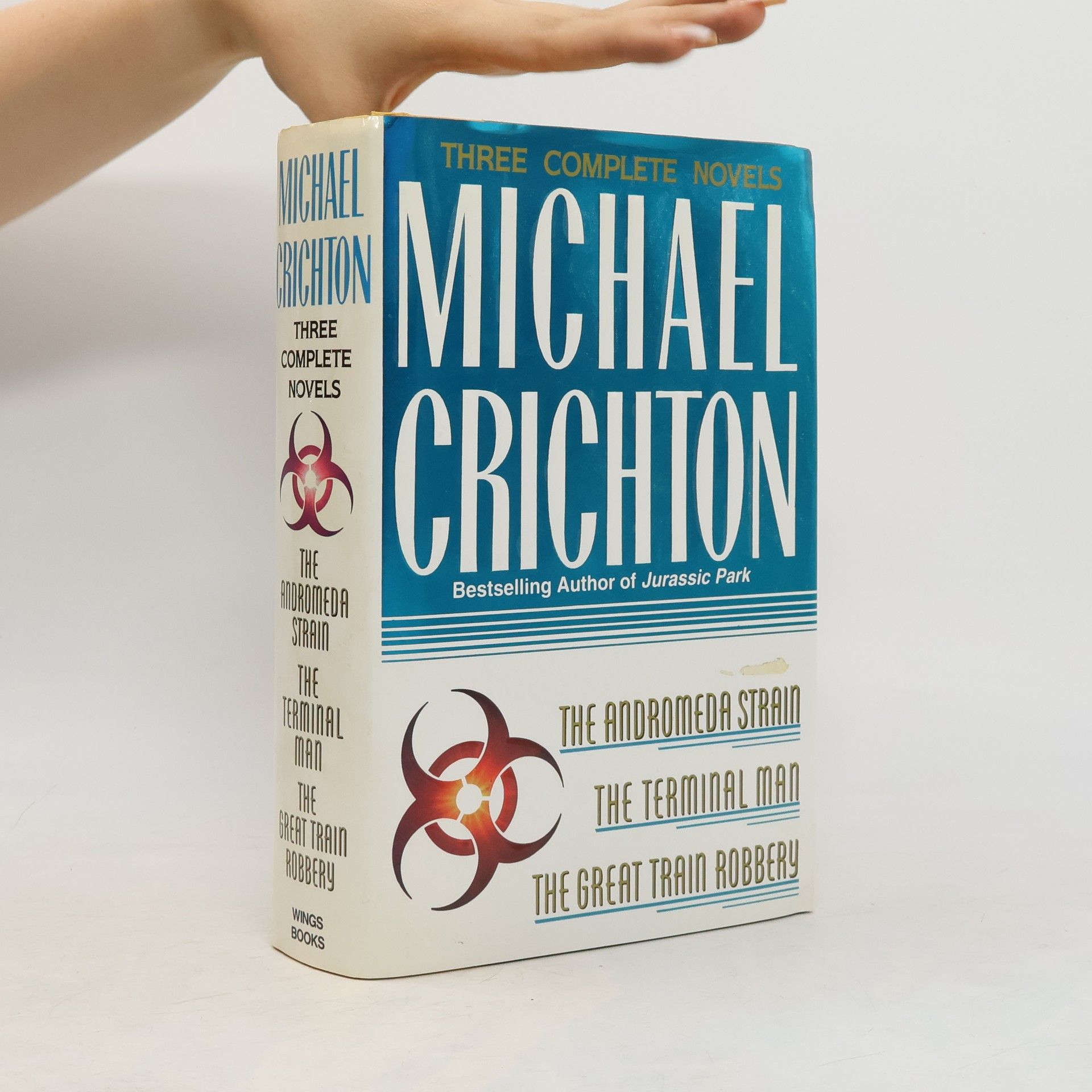Michael Crichton Three Complete Novels
