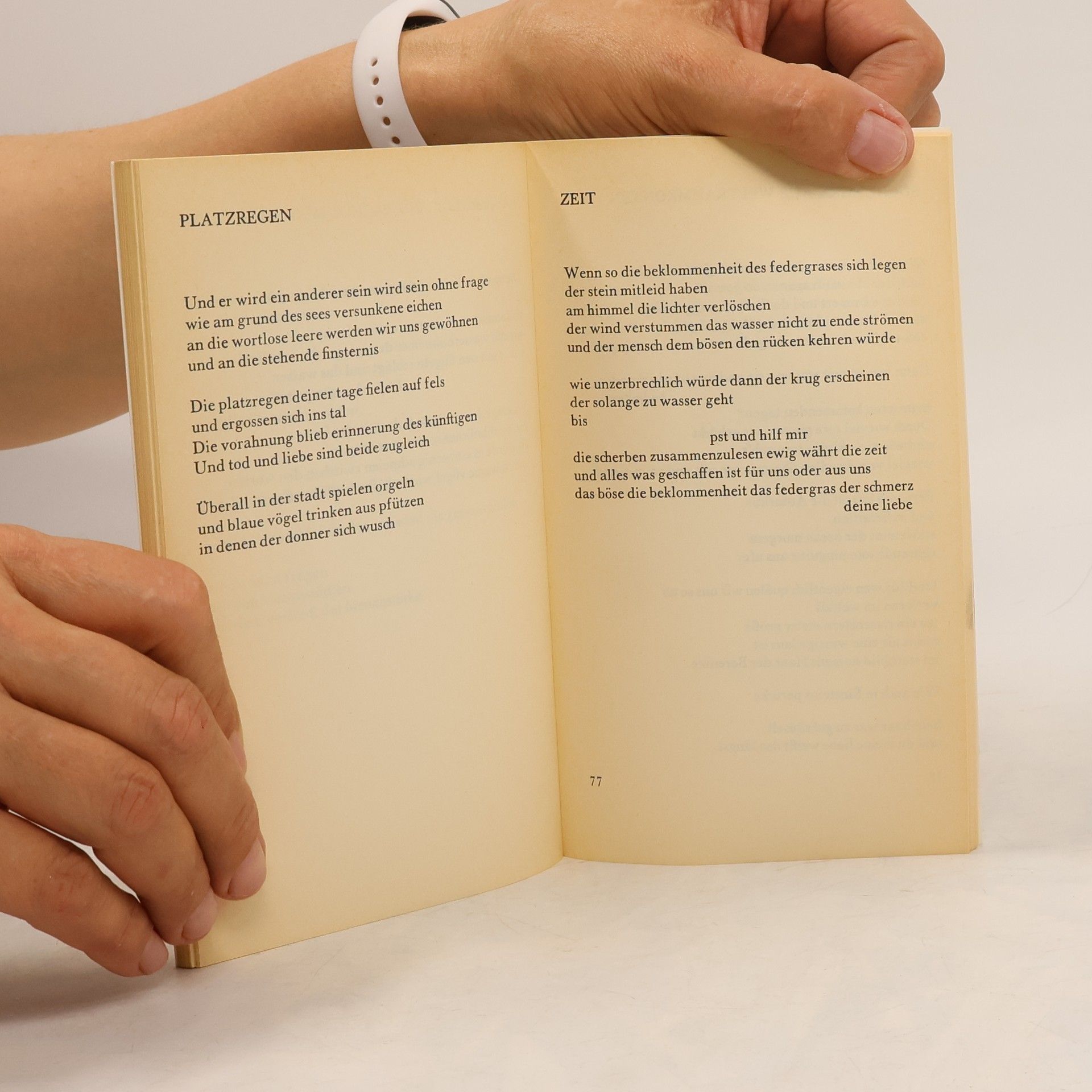 Jan Skácel Wundklee. Gedichte. Mit e. Nachwort v. Reiner Kunze. Mit d. Laudatio zur Verleihung d. Petrarca-Preises v. Peter Handke