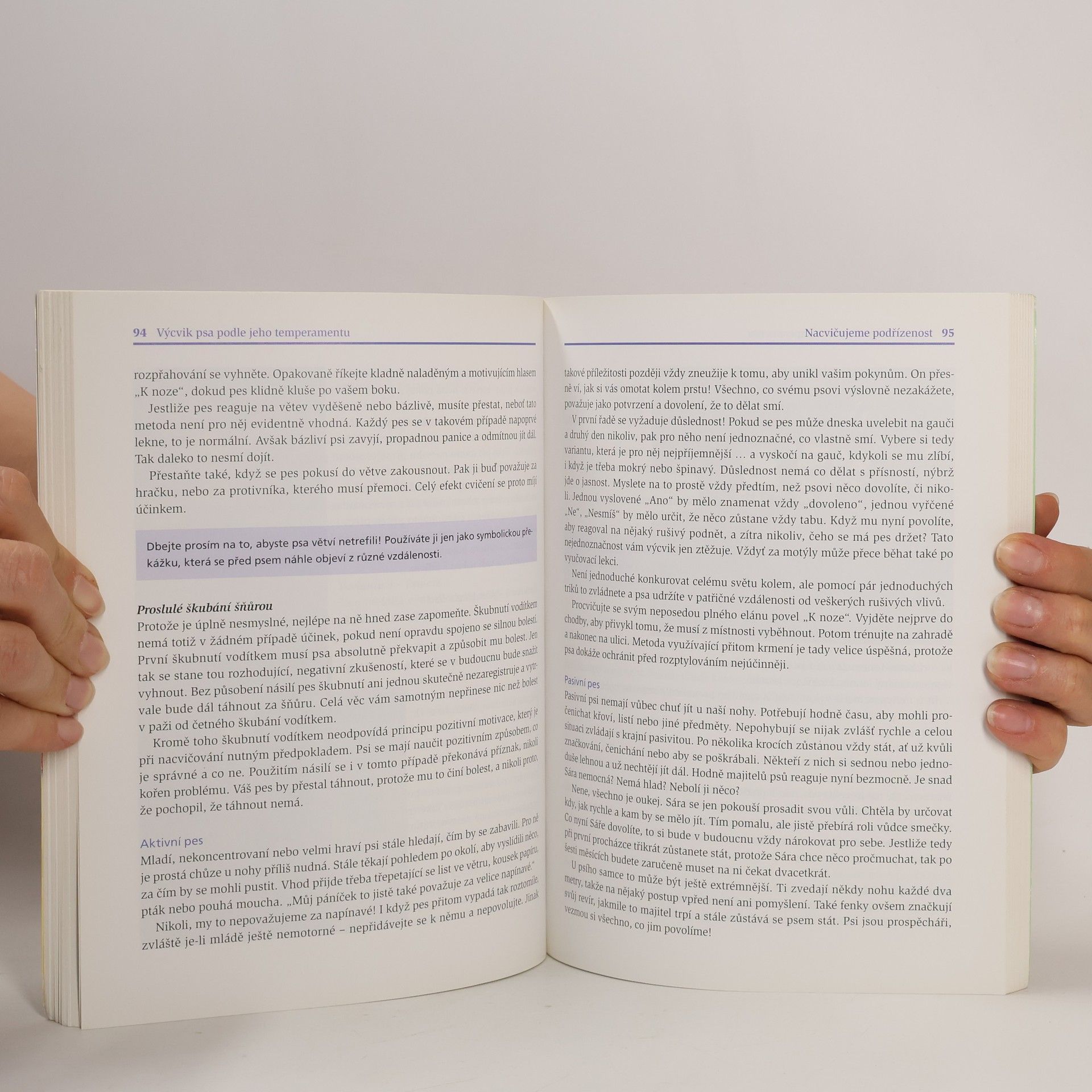 Antje Hebel Výcvik psa podle jeho temperamentu