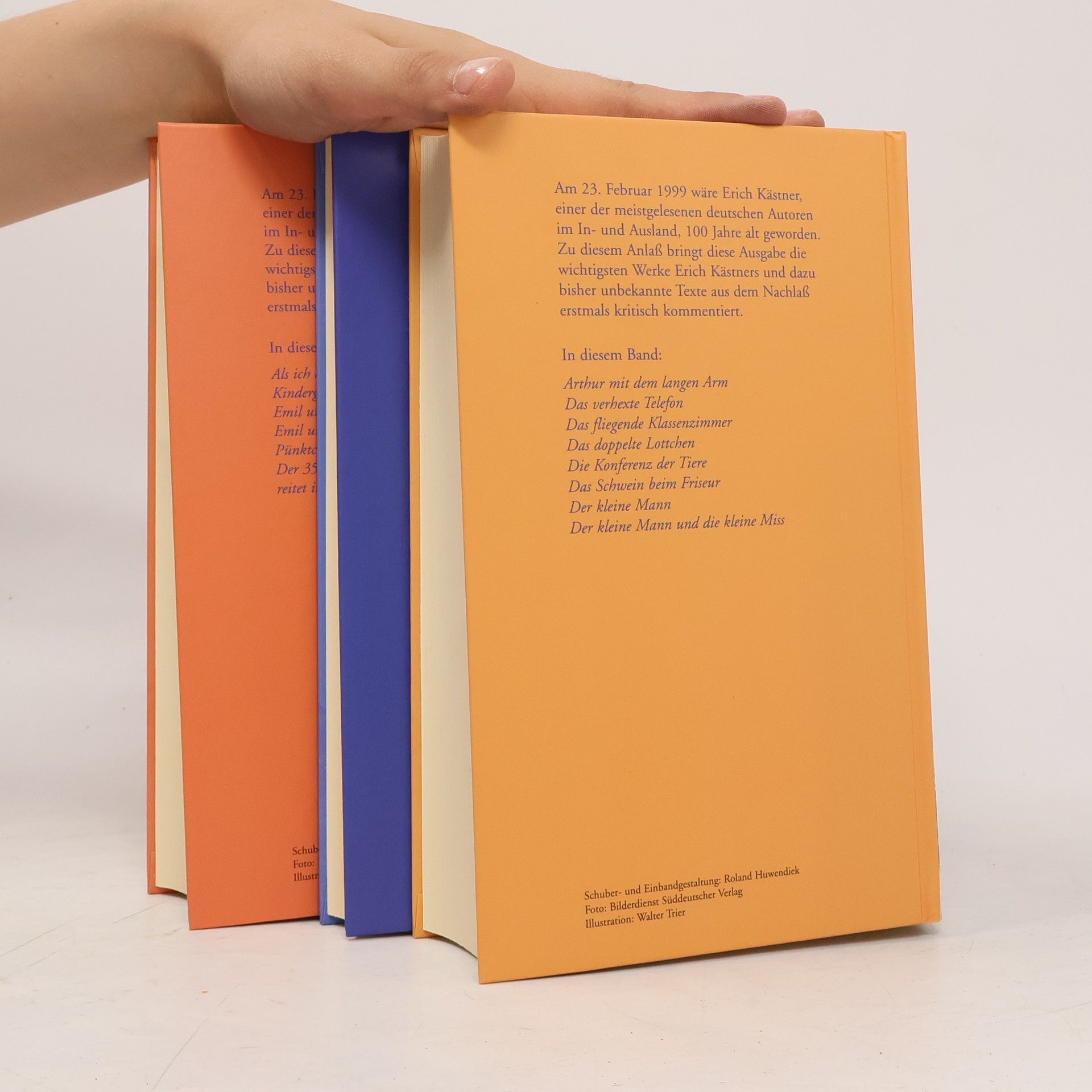 Erich Kästner Werke Box 1-3