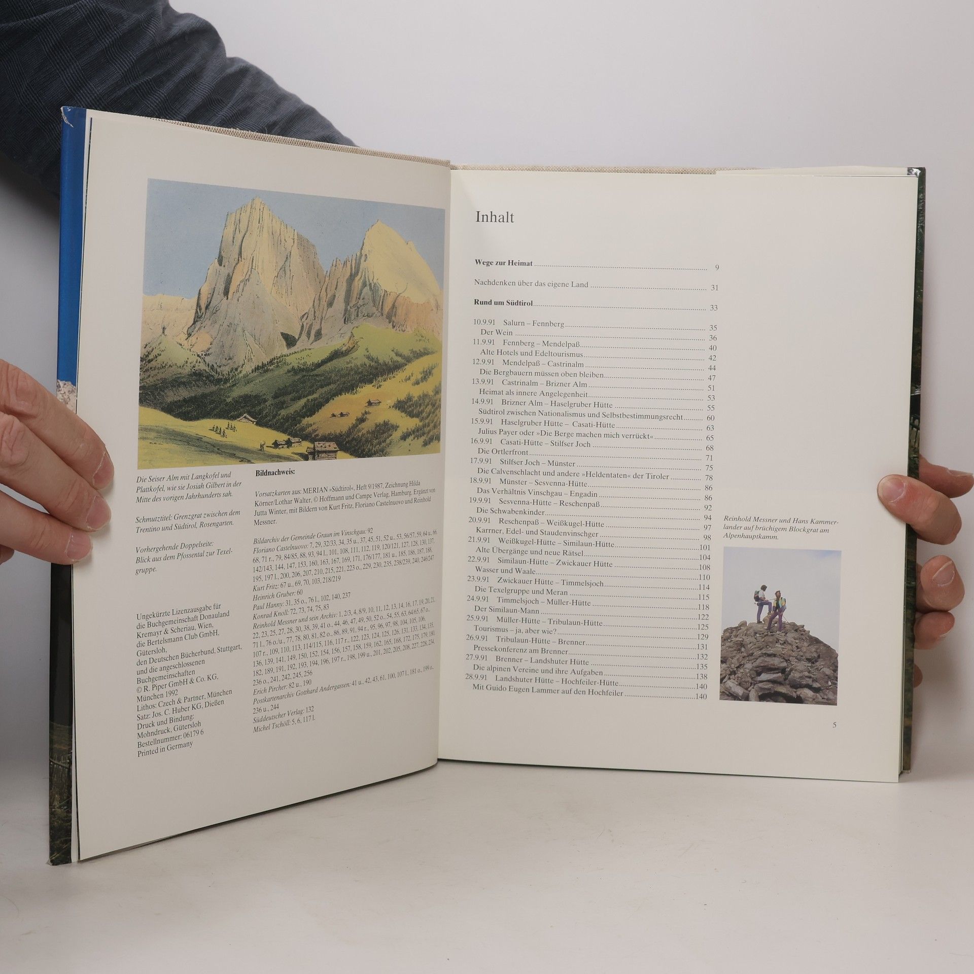 Reinhold Messner Rund um Südtirol