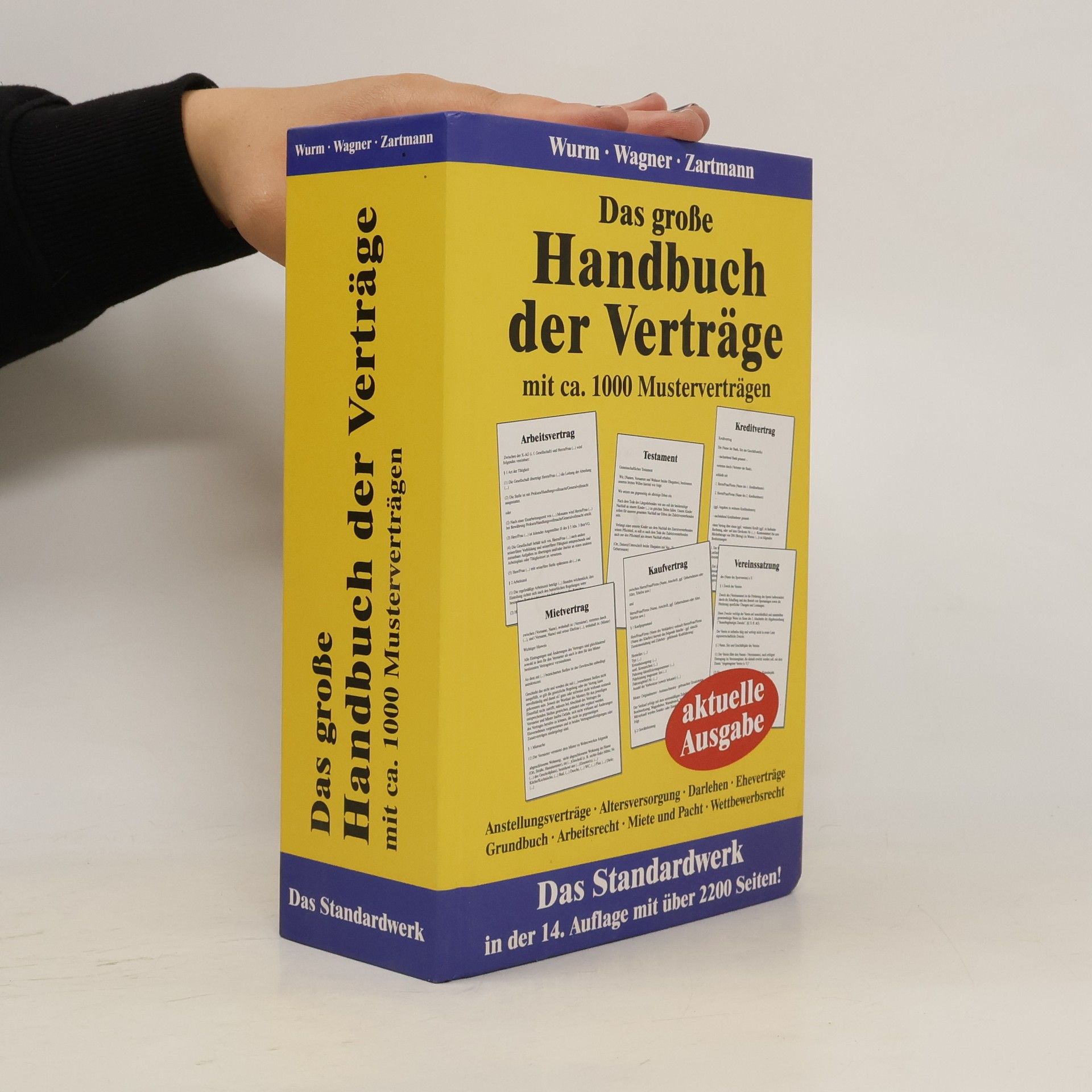 Das Standardwerk - 14: Das große Handbuch der Verträge
