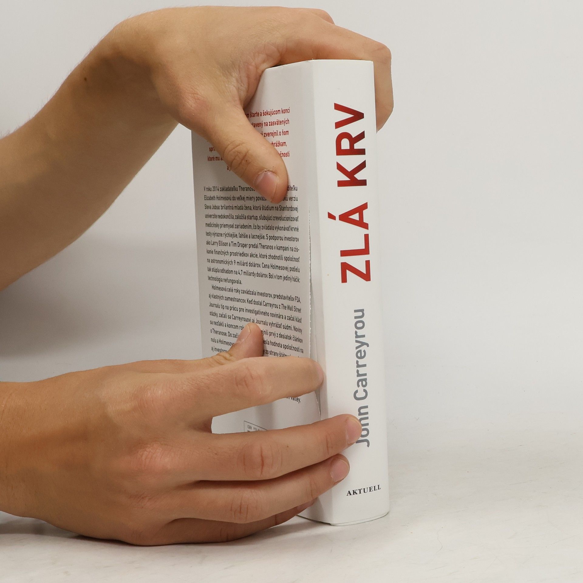 John Carreyrou Zlá krv