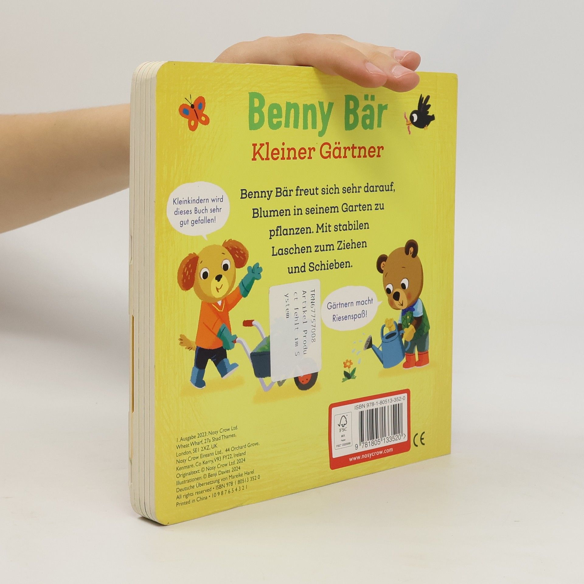 Benji Davies Benny Bär. Kleiner Gärtner