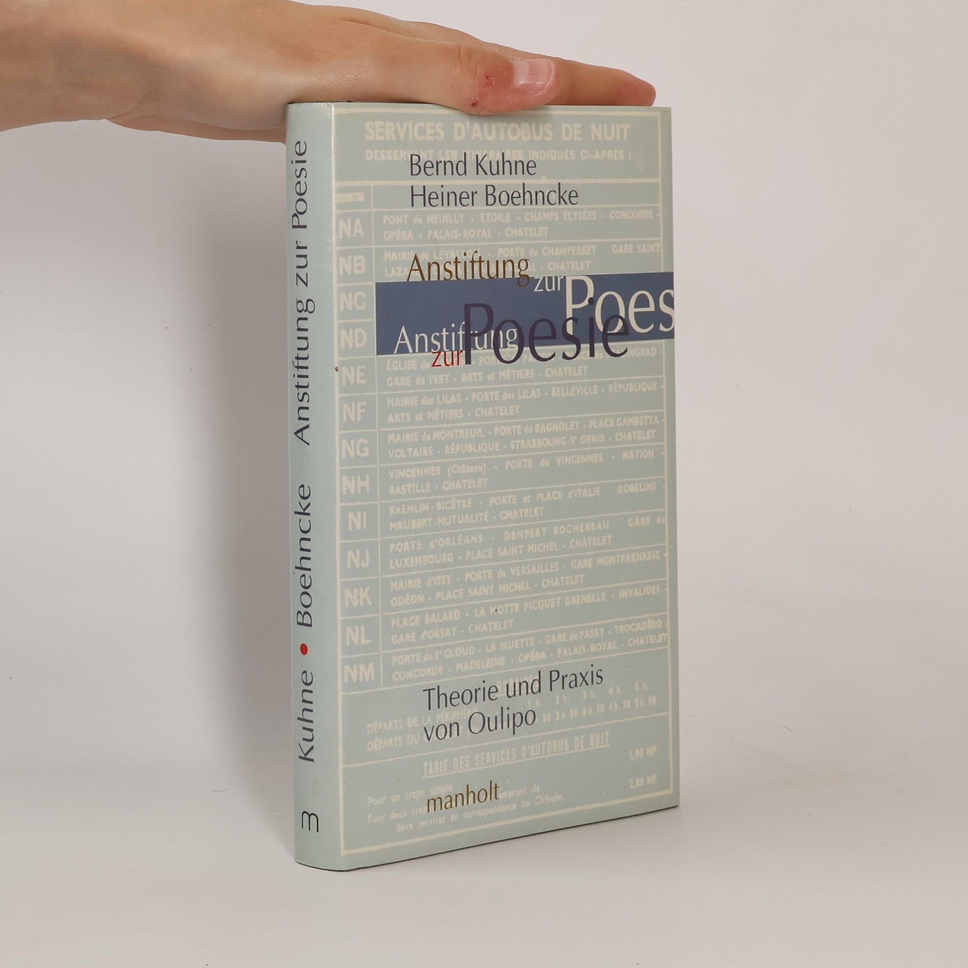 Anstiftung zur Poesie
