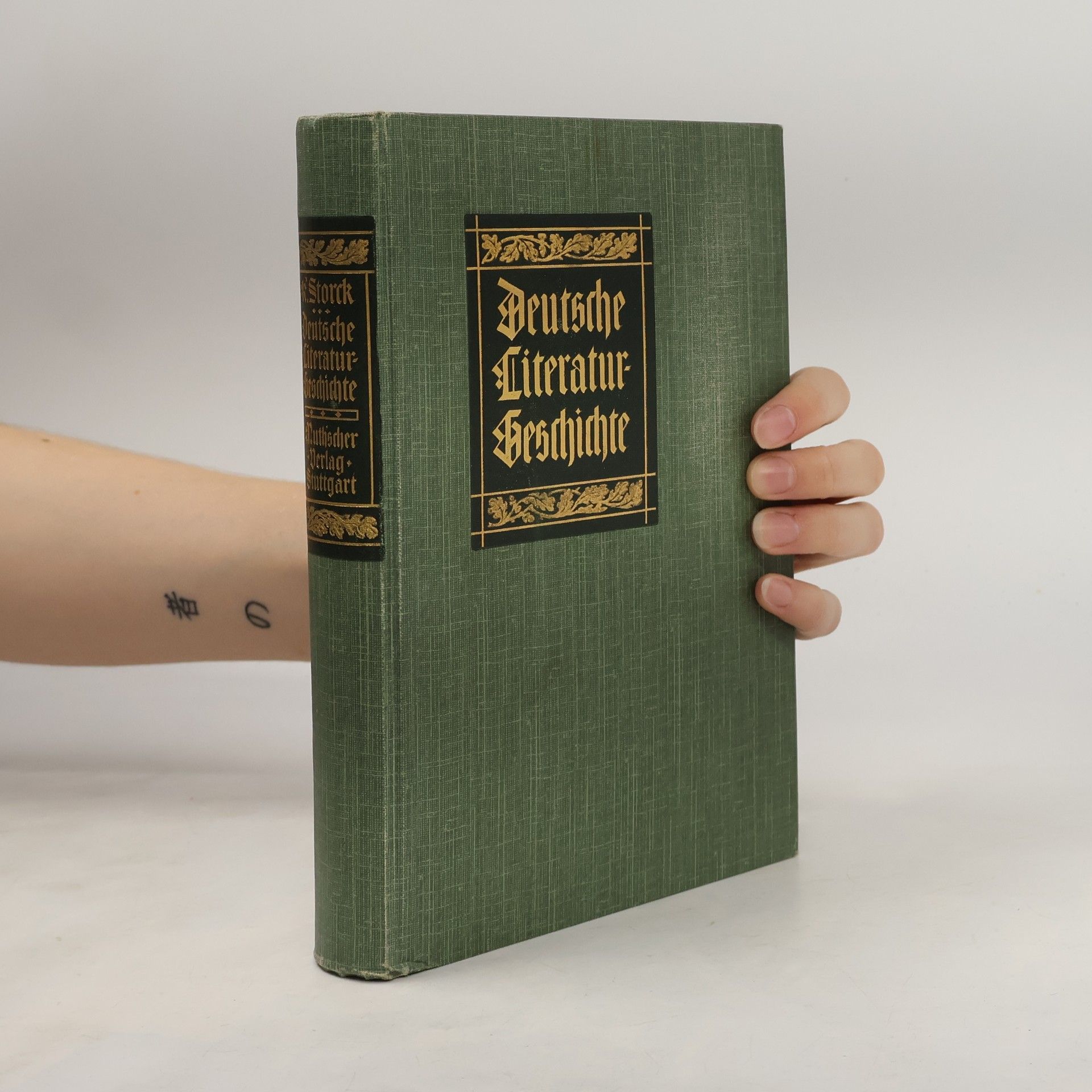 Karl Storck Deutsche Literaturgeschichte
