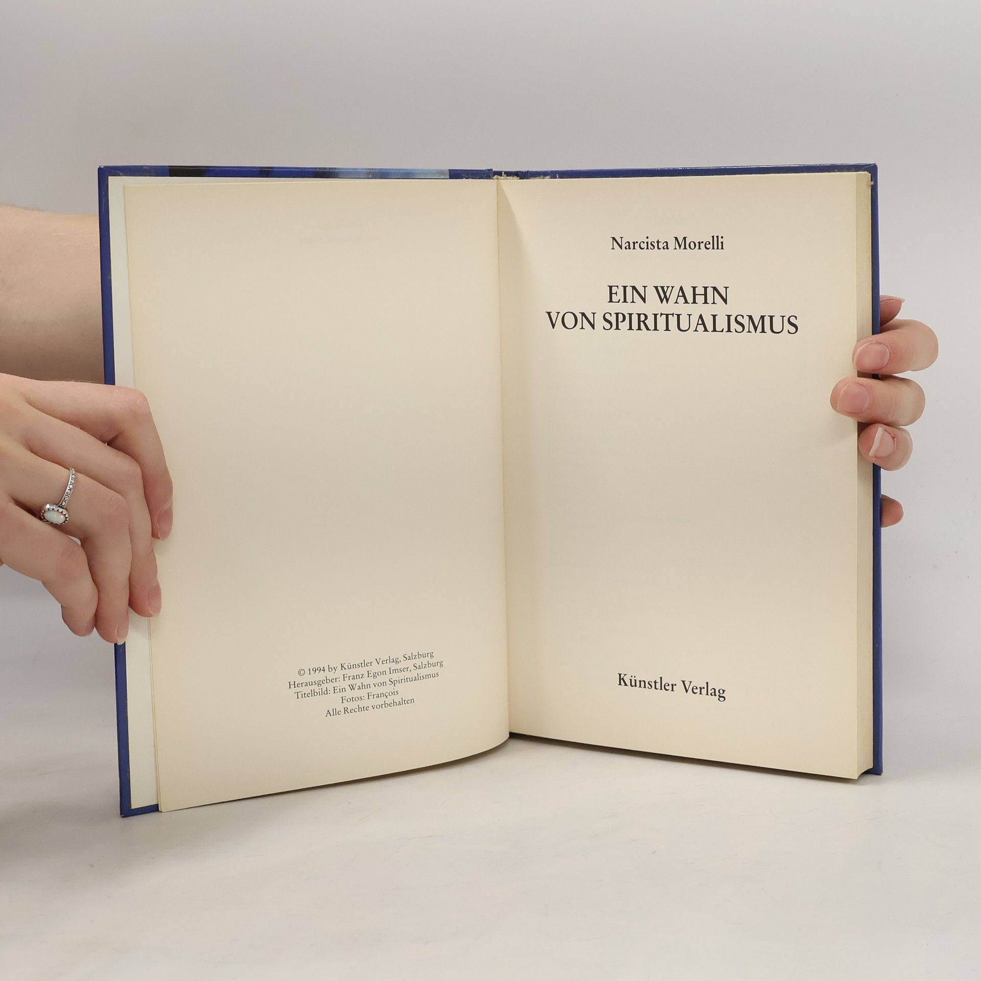 Narcista Morelli Ein Wahn von Spiritualismus